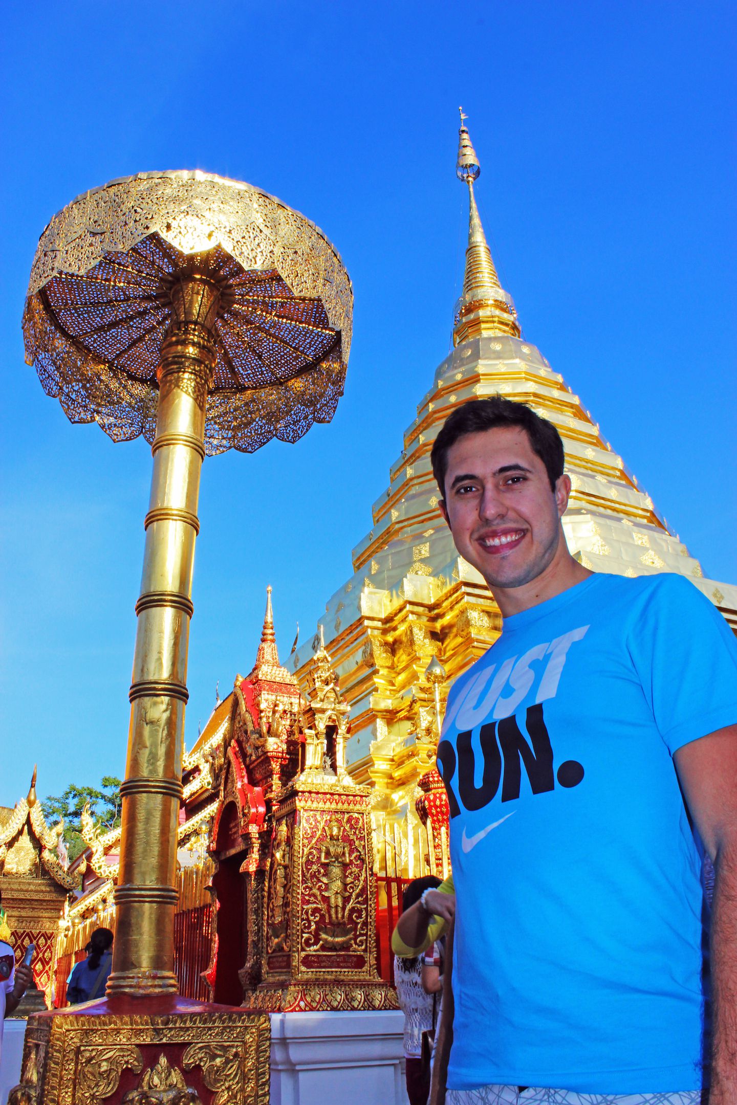 Carlos at Wat Doi Suthep in Chiang Mai
