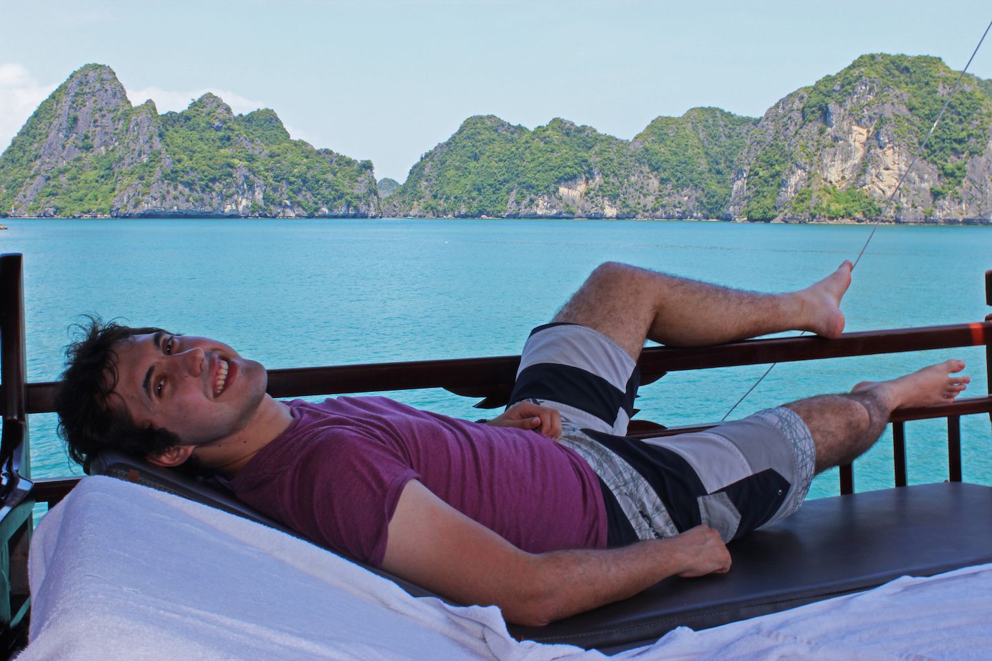 Carlos enjoying life