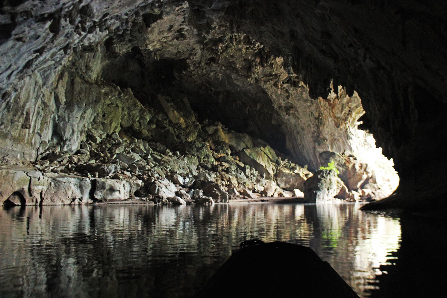 Cave exit, Konglor Cave, Laos
