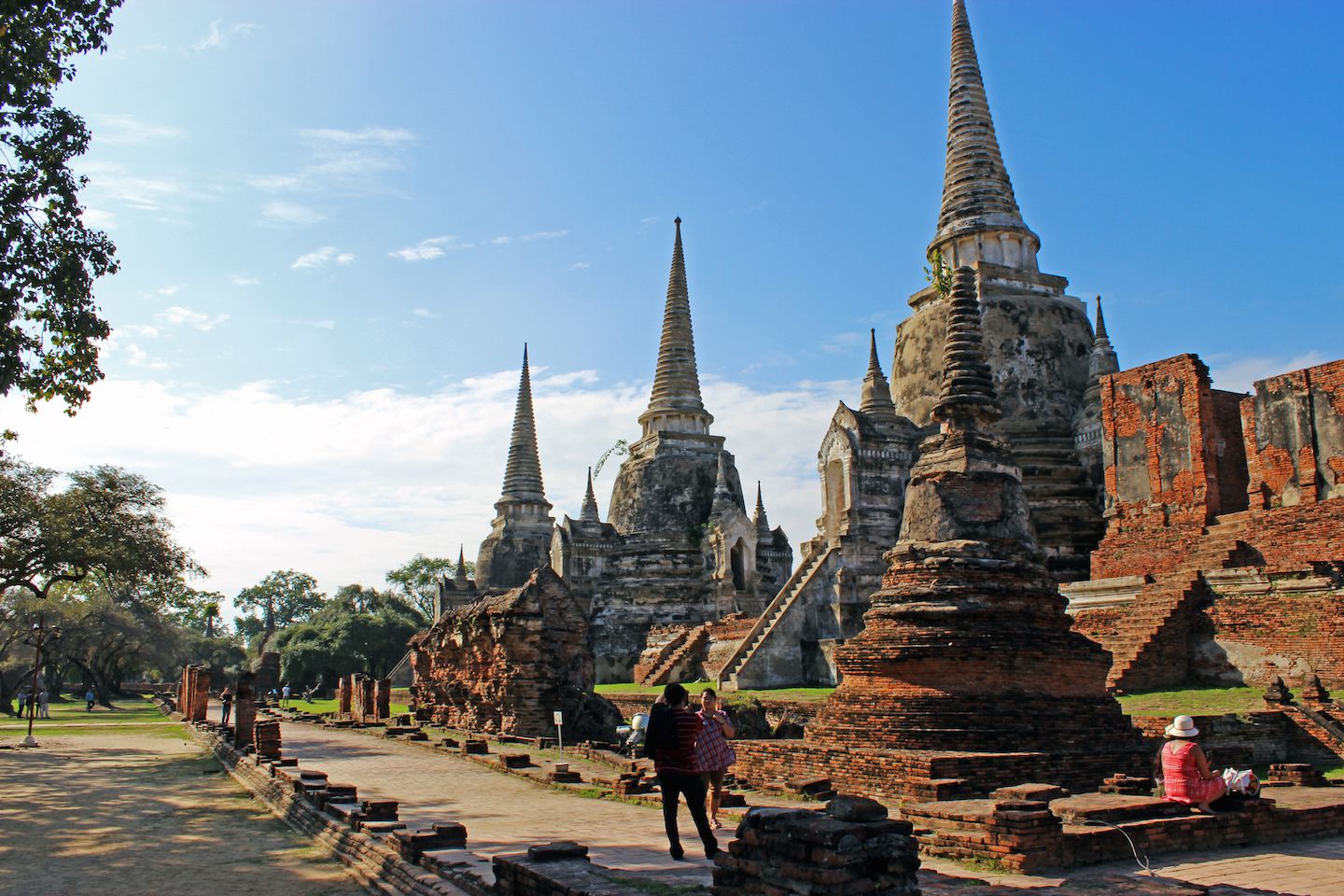 Chedis of Wat Phra Si Sanphet, Ayutthaya