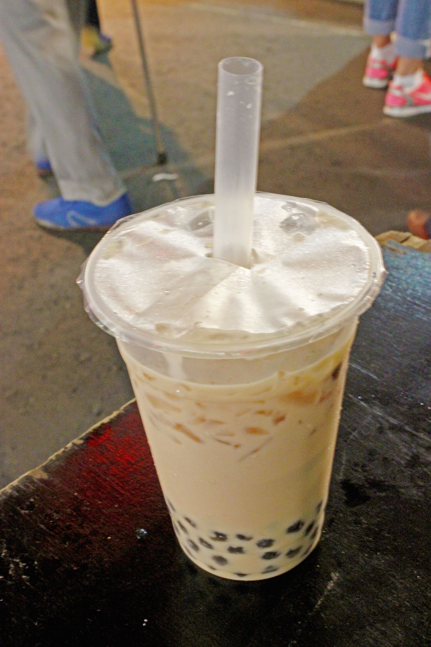 Classic milk tea with pearls