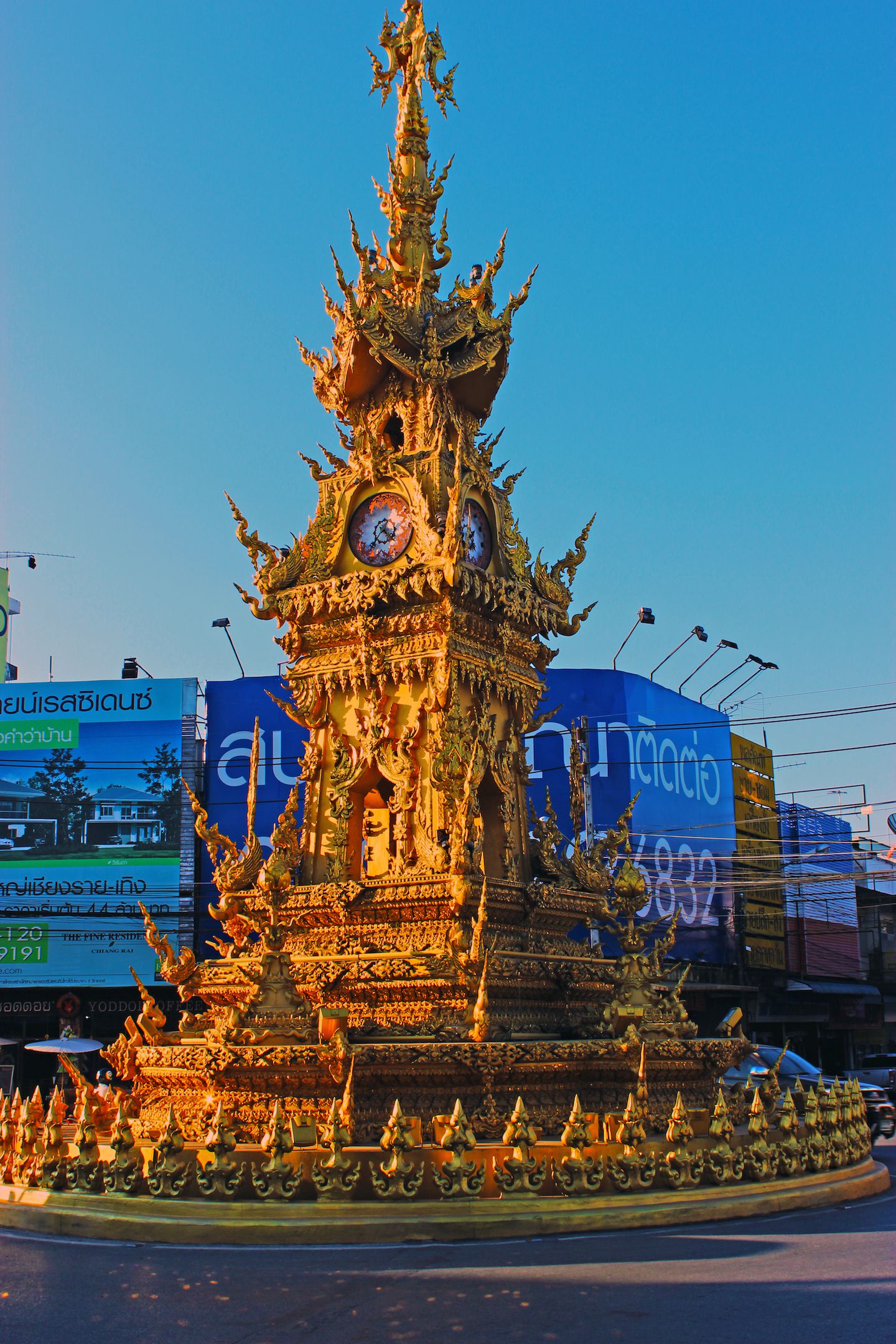 Clock tower in Chiang Rai