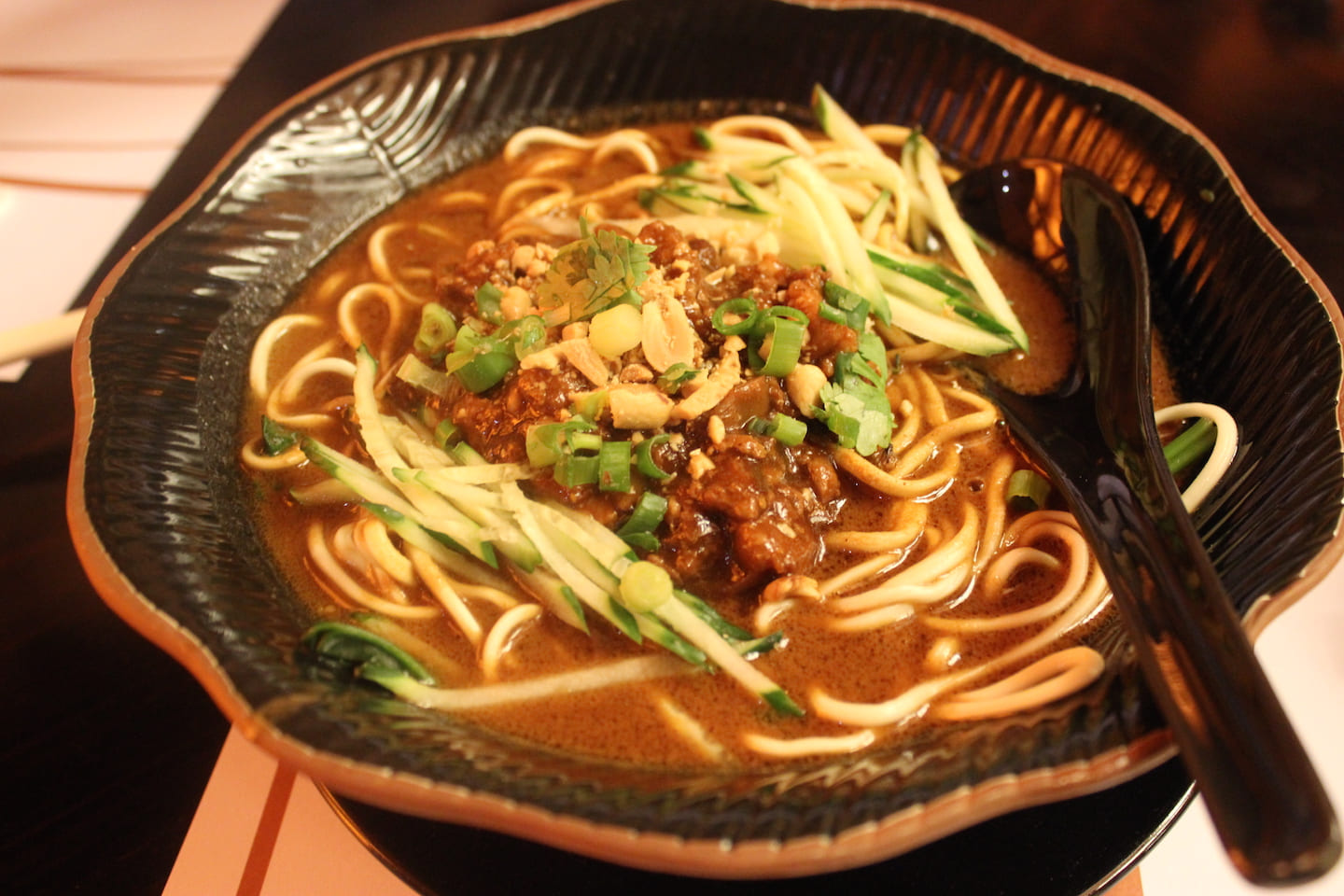 Dan Dan Noodles at Grand Lisboa Hotel