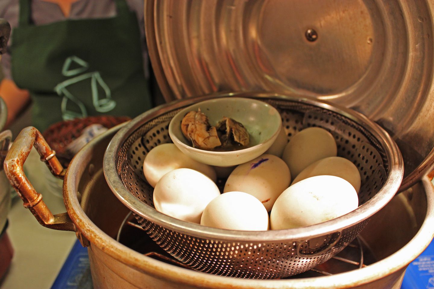 Duck egg embryo