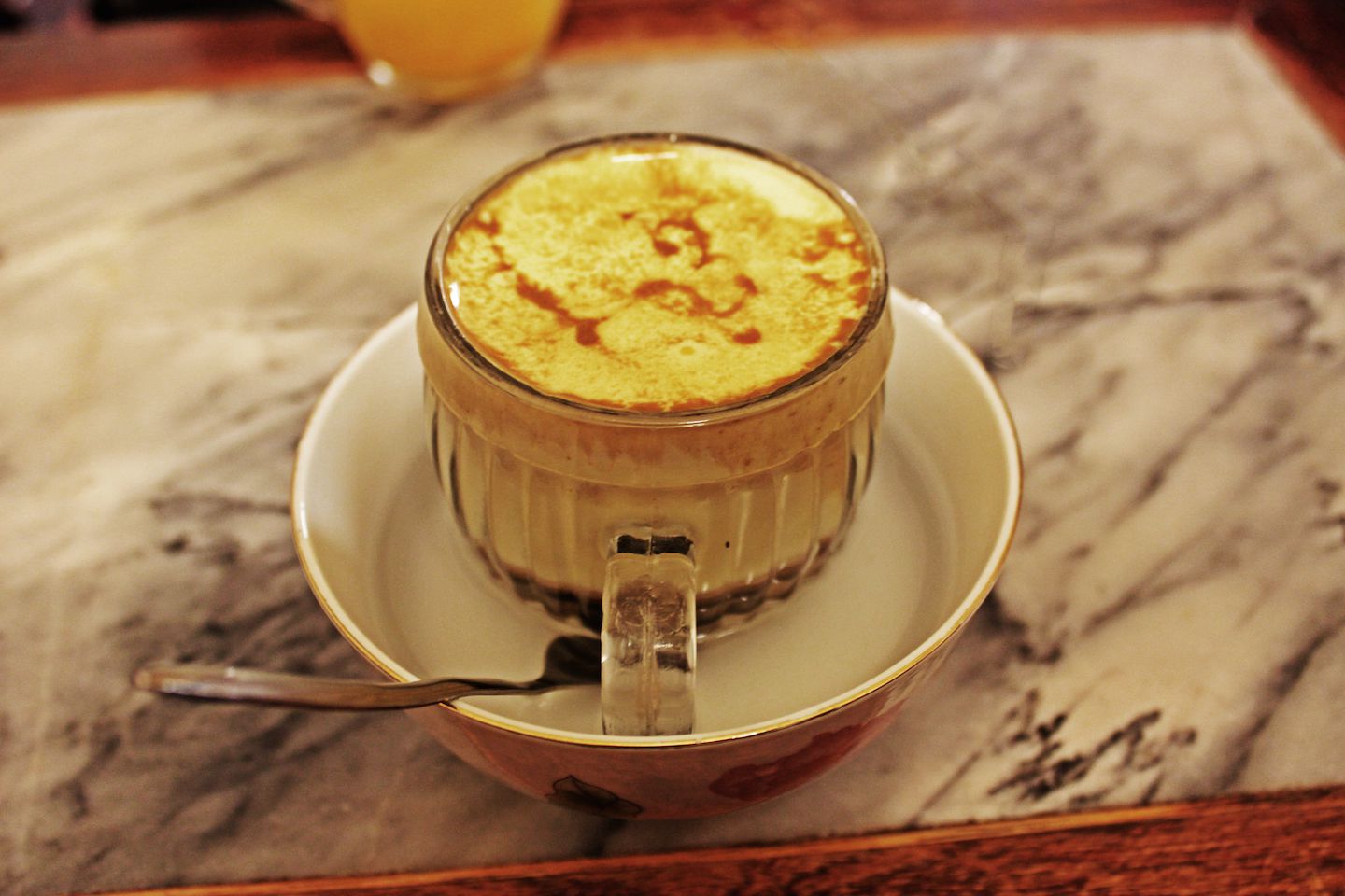 Egg coffee from Giang Cafe