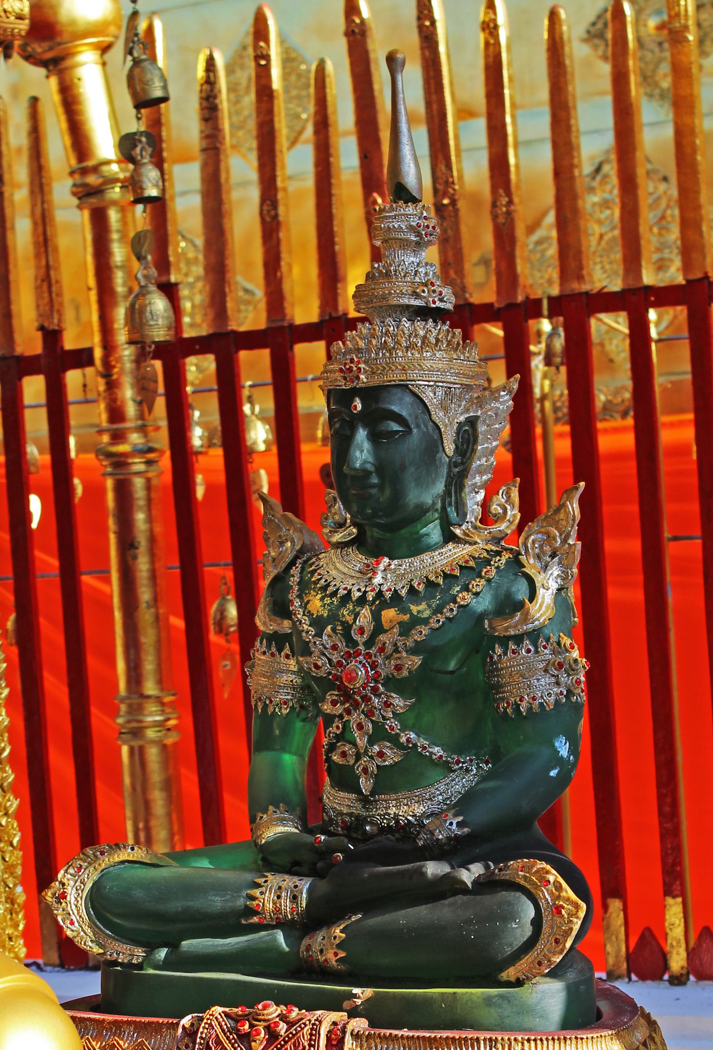 Emerald Buddha statue at Wat Doi Suthep