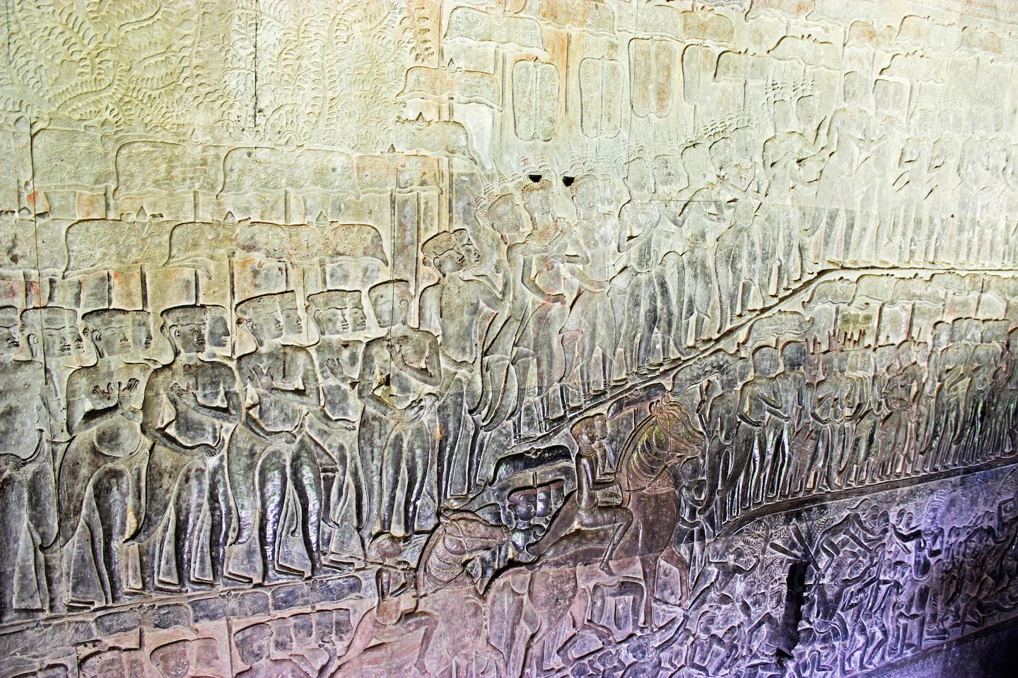 End of the procession