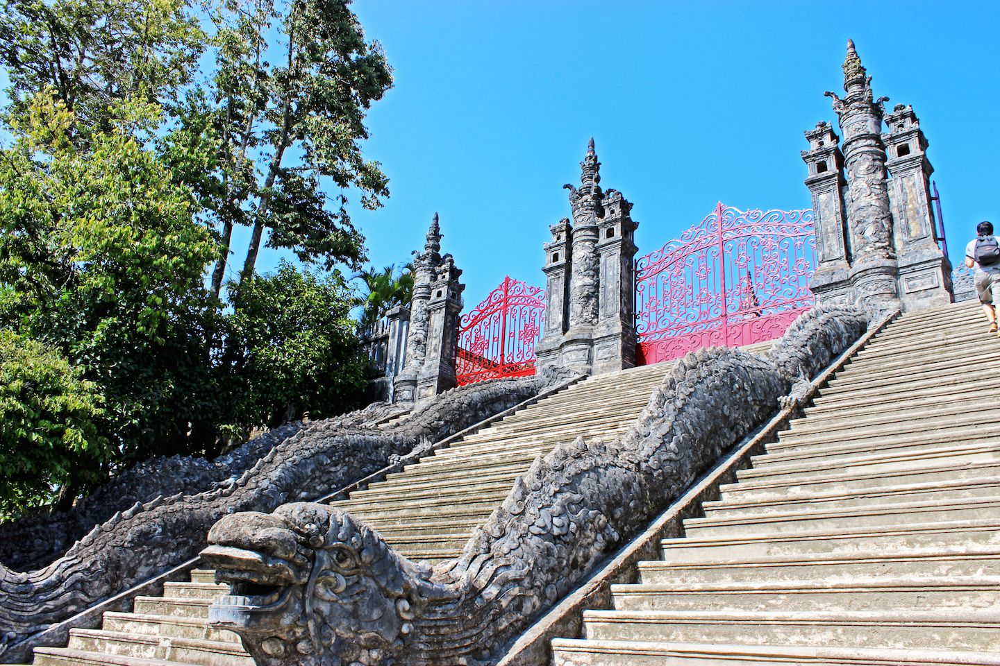 Entrance to Khai Dinh Tomb
