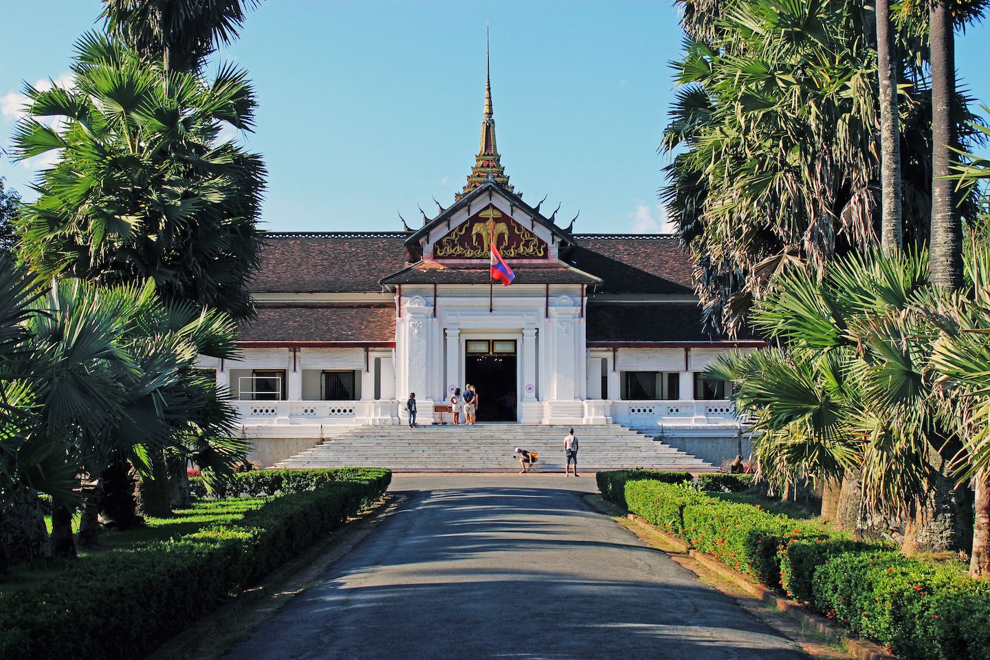 Entrance to the Royal Palace in Luang Prabang, Laos