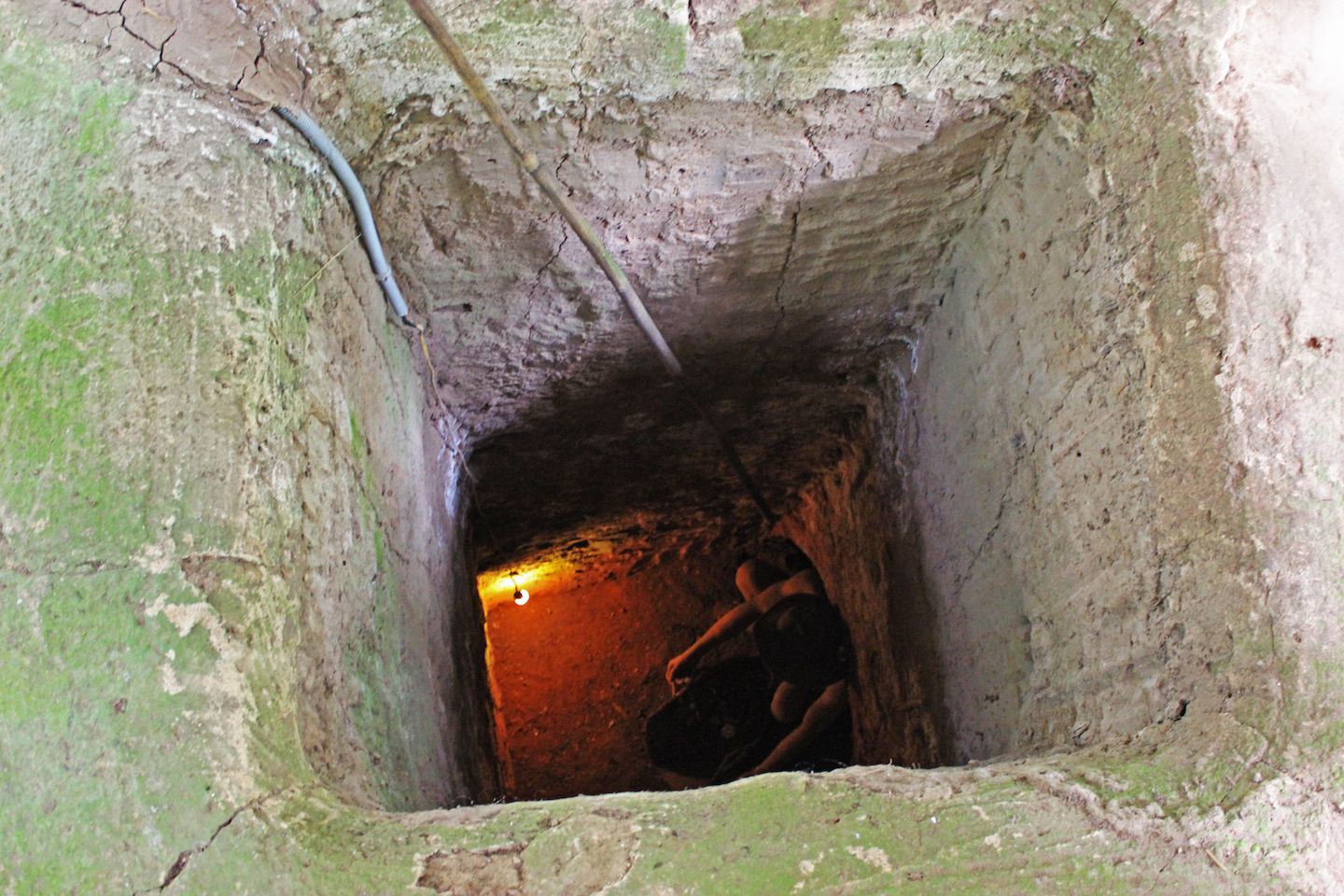 Entrance to the tunnel
