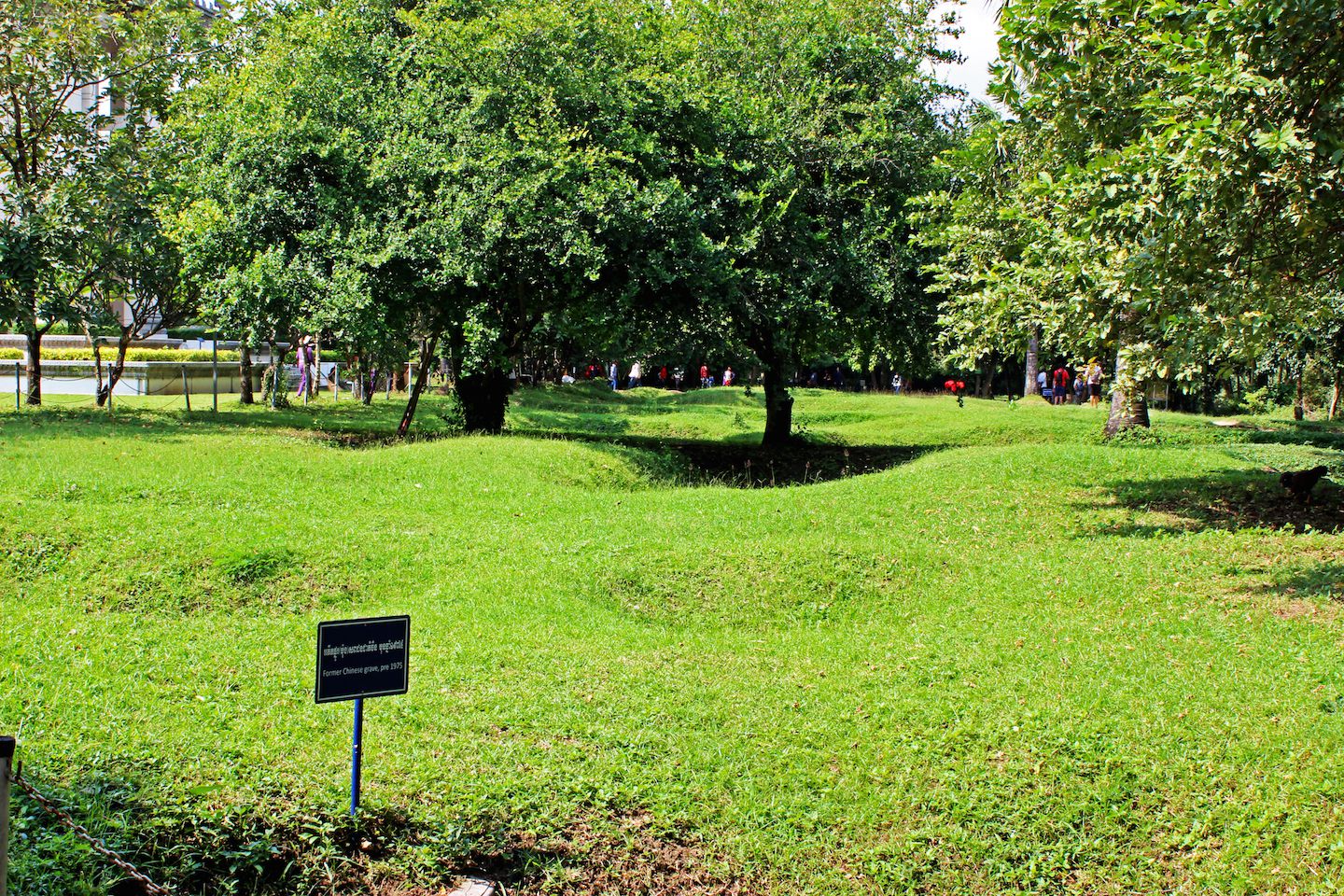 Excavation of the mass graves at Choeung-Ek Killing Fields