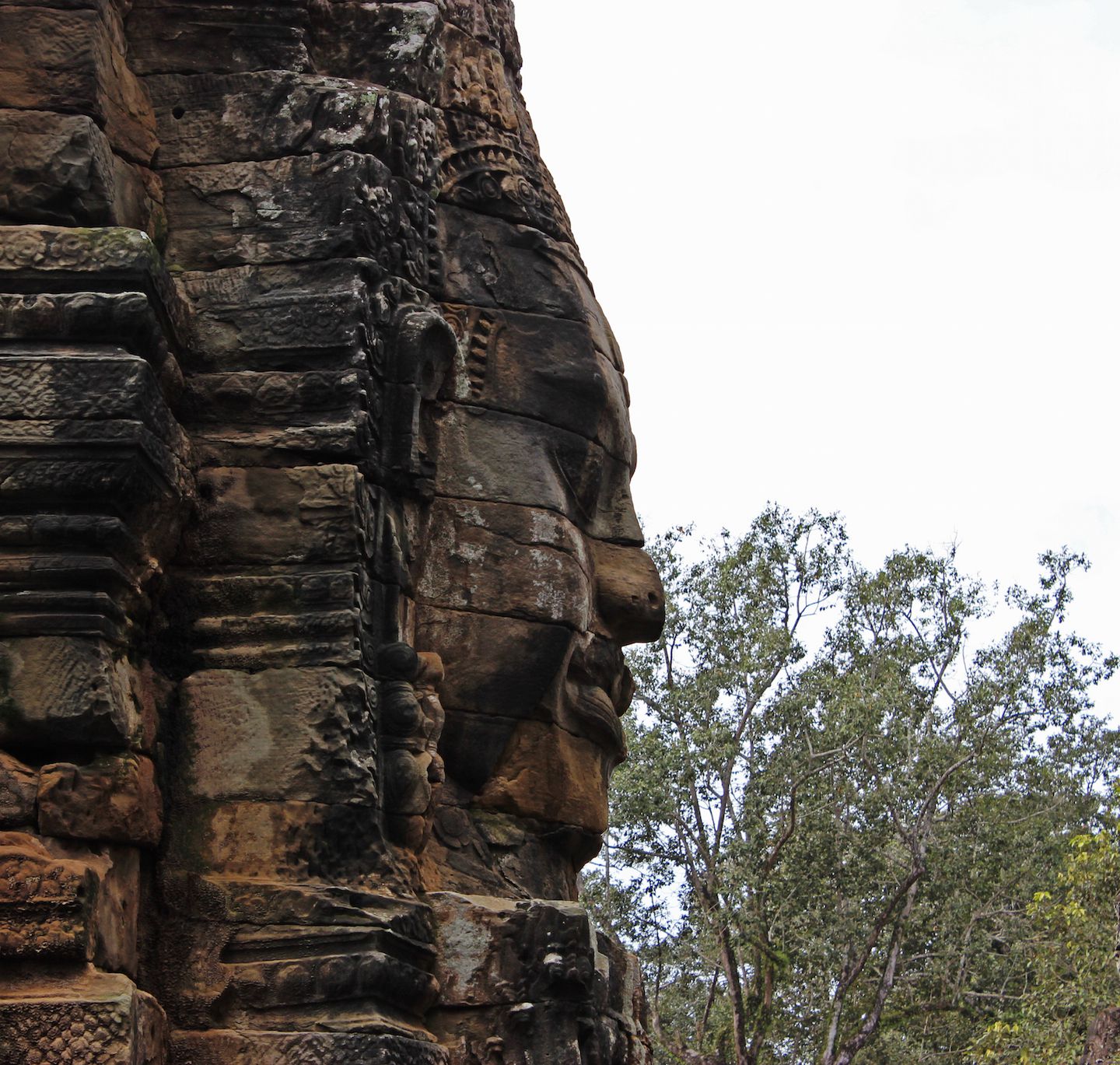 Face tower at the Bayon