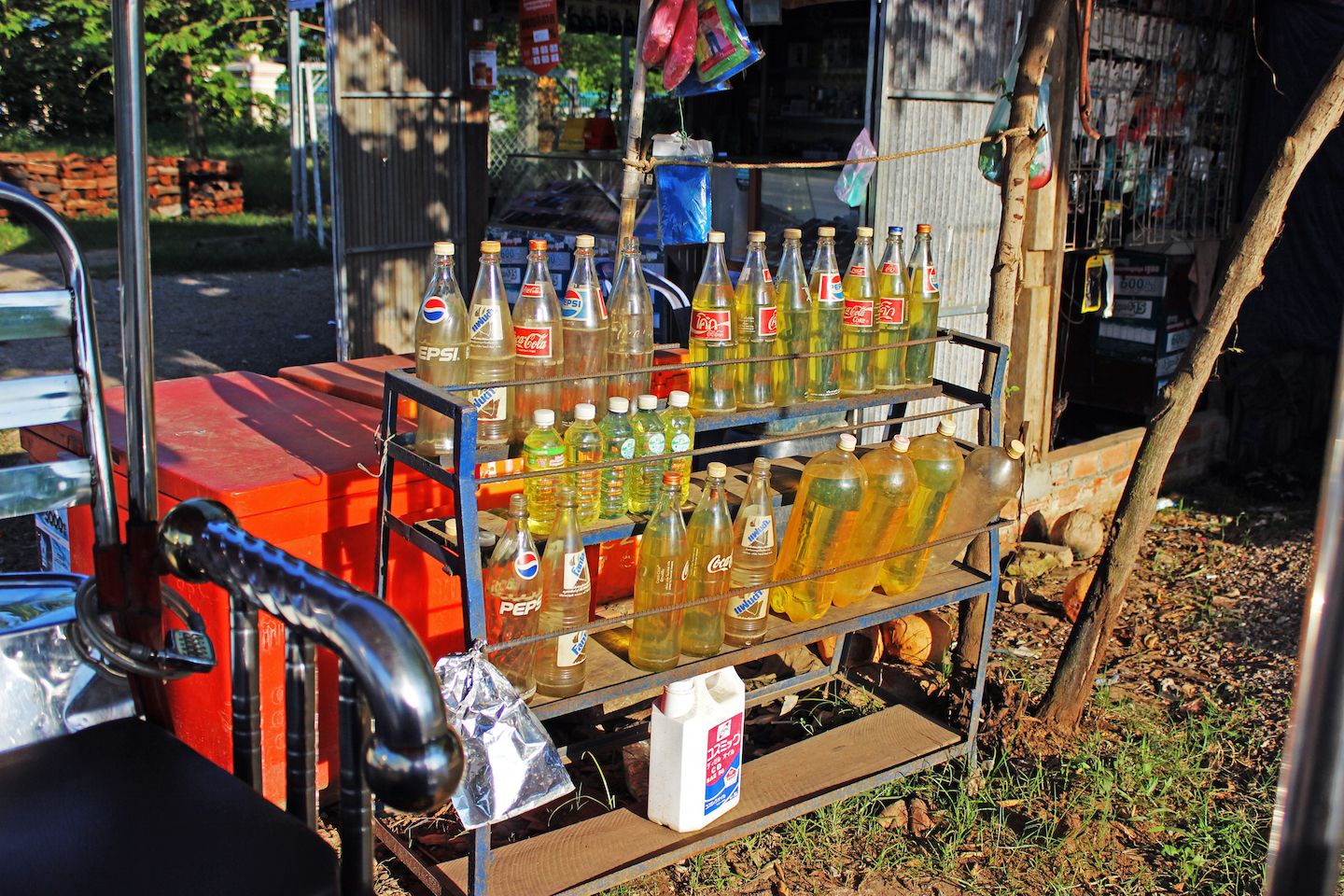 Gas station in Battambang