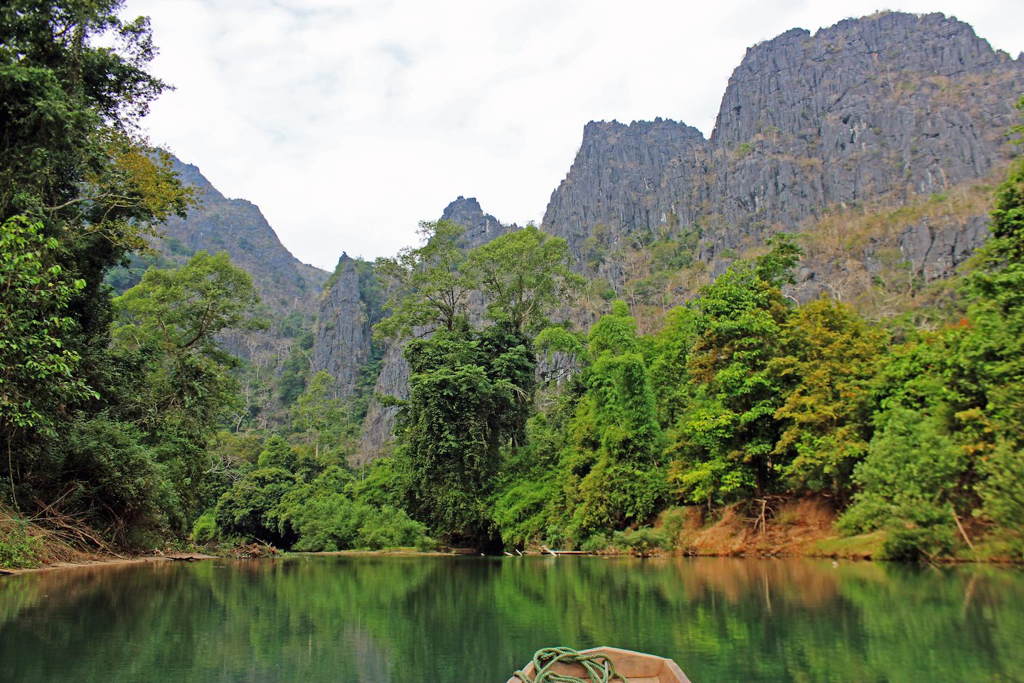 Going back into the cave, Konglor Cave, Laos