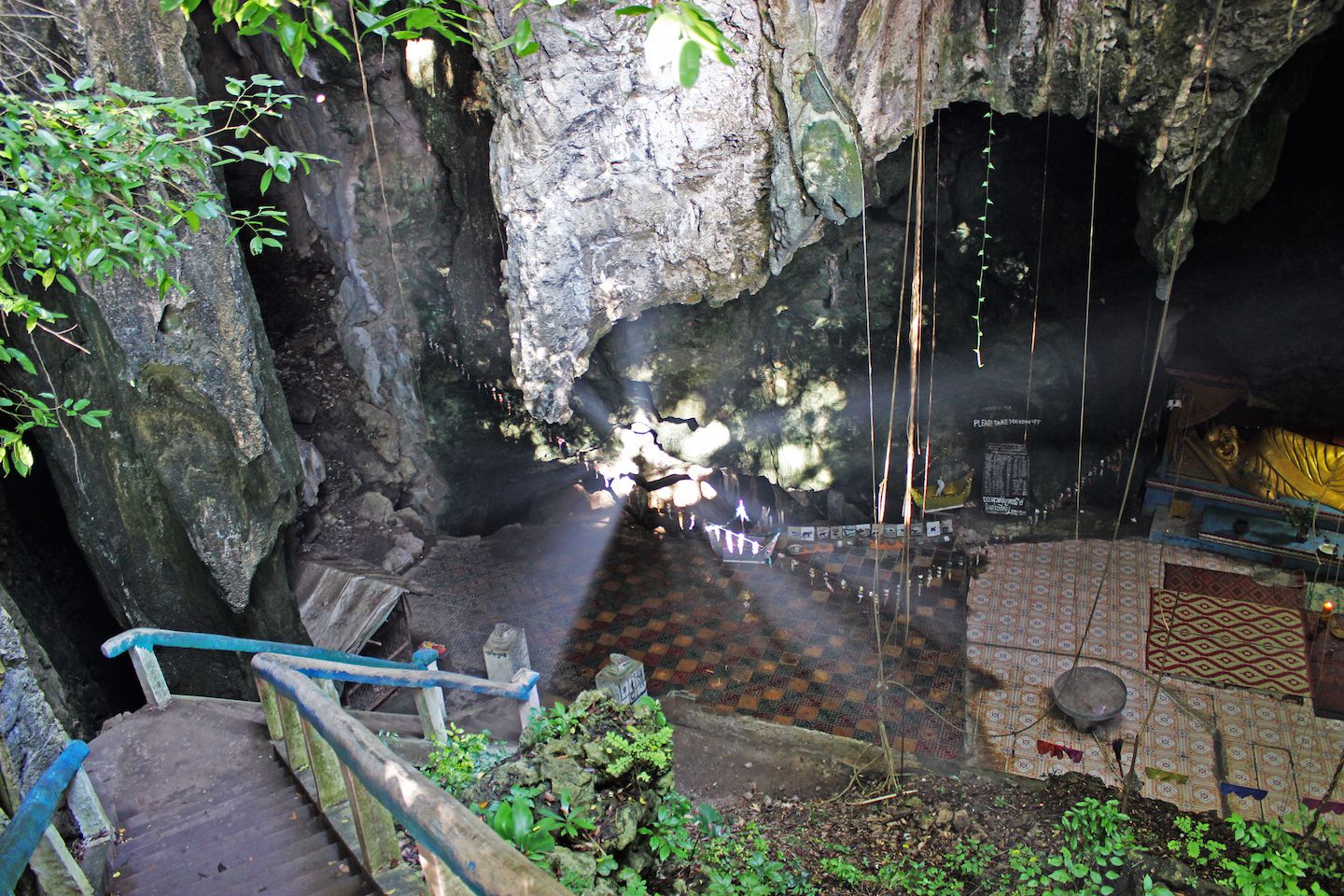 Going down into the killing caves