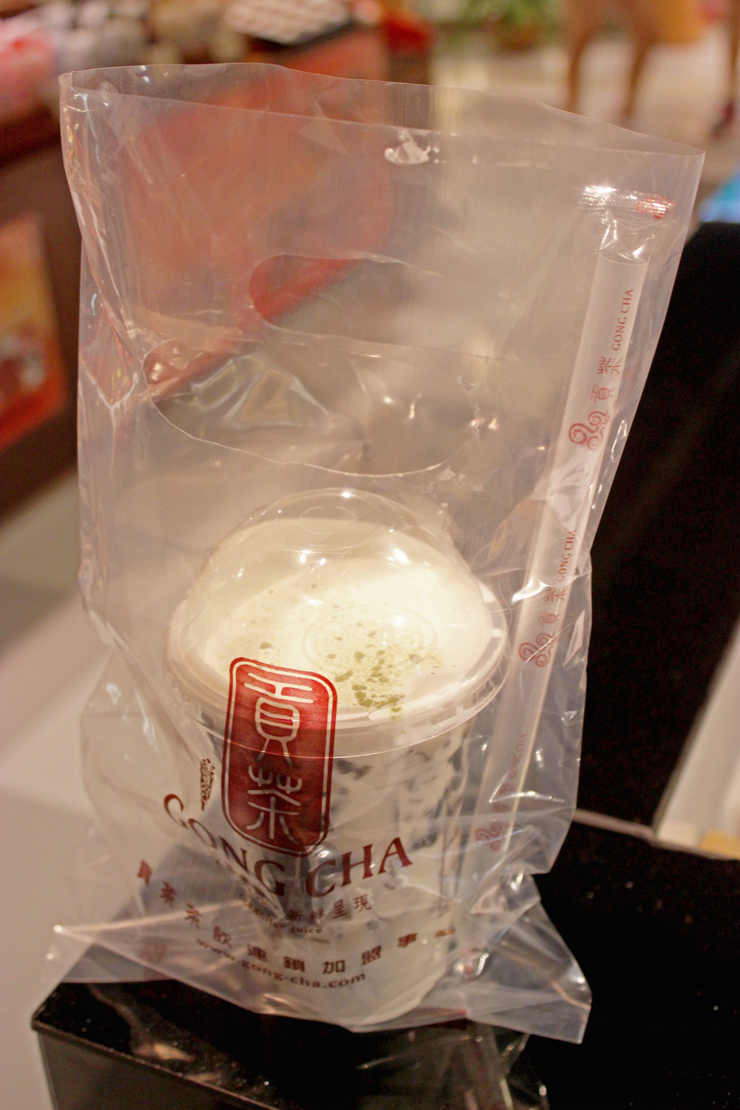 Gong Cha Signature Milk Foam Green Tea