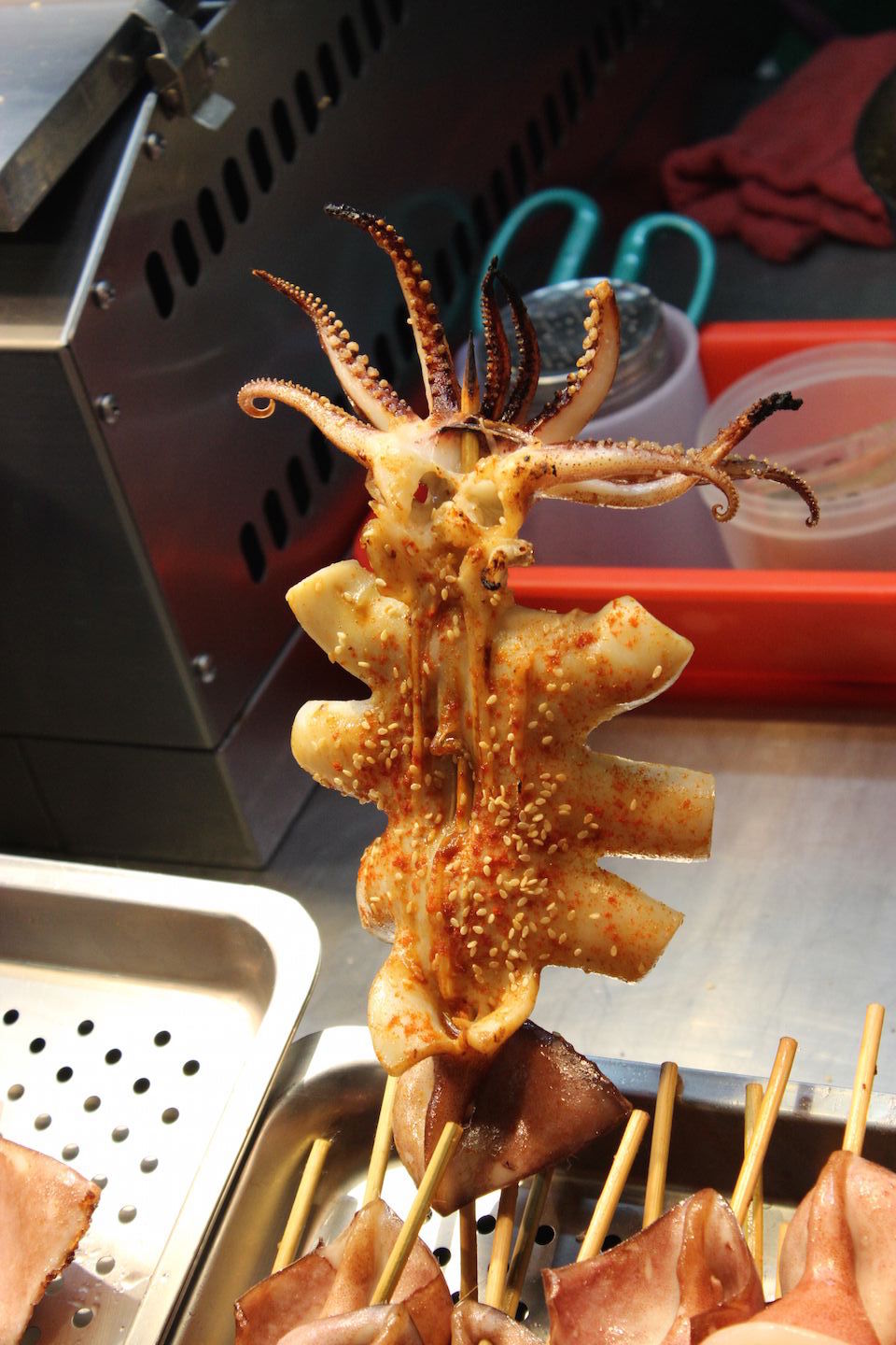Grilled squid