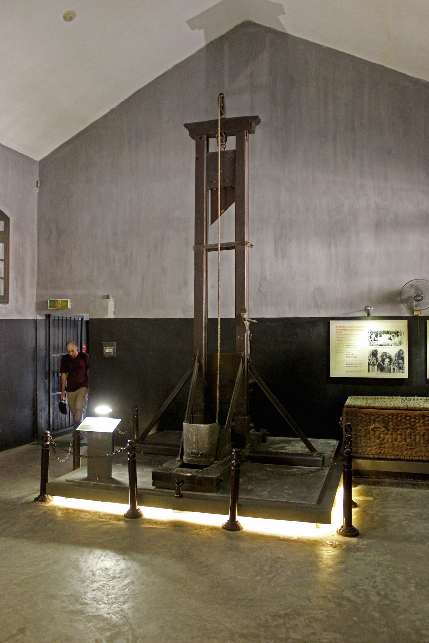 Guillotine at Hoa Lo Prison