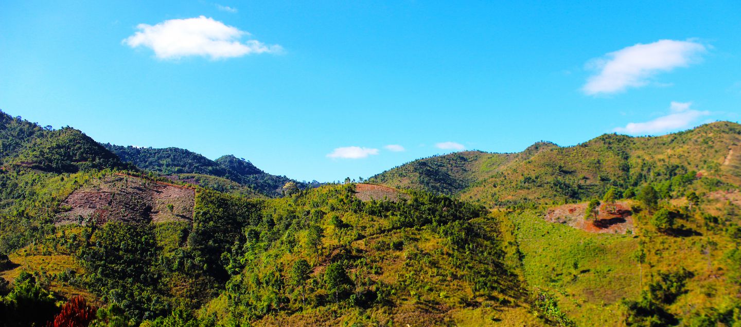 Hills surrounding Kalaw, Myanmar