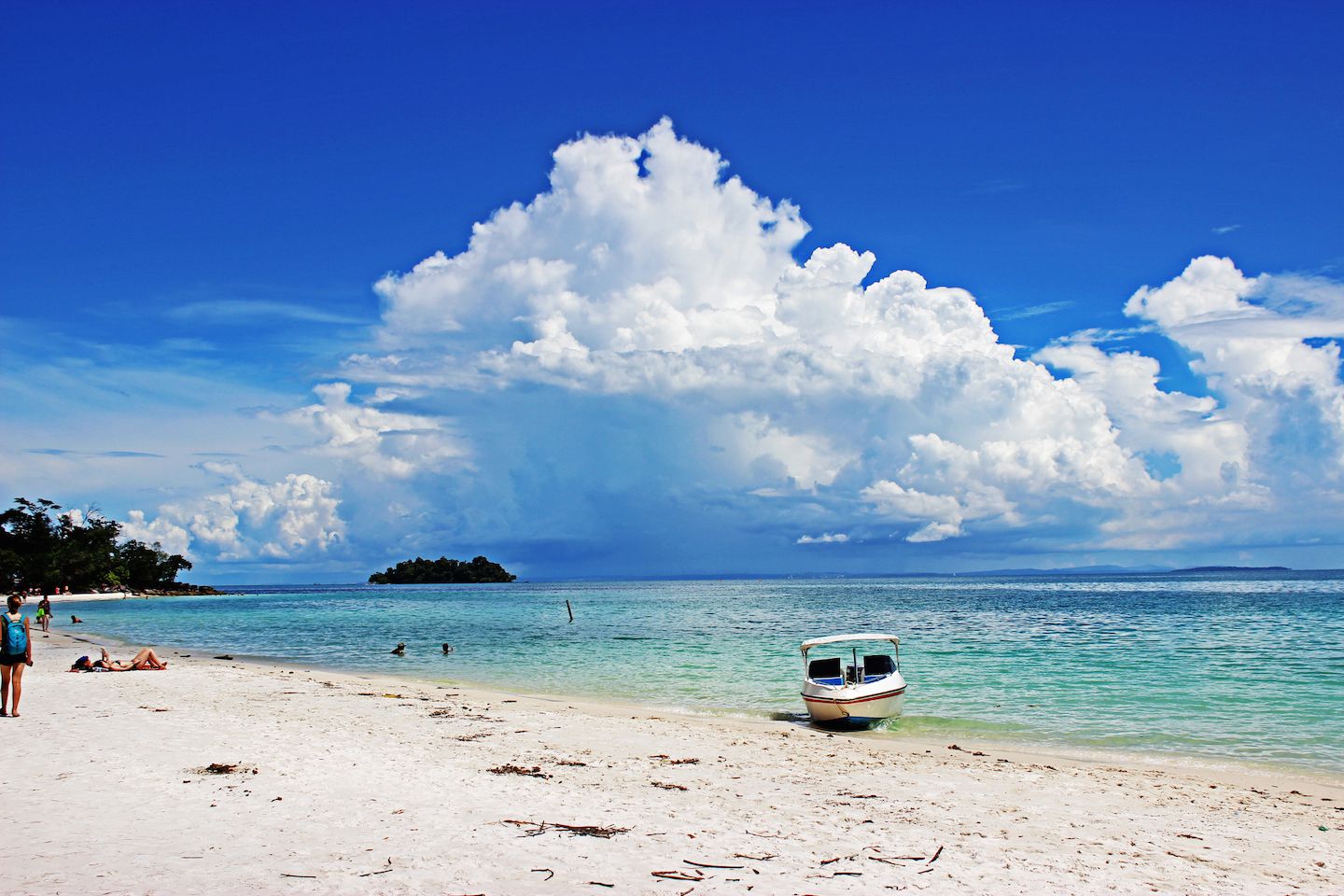 Idyllic beach
