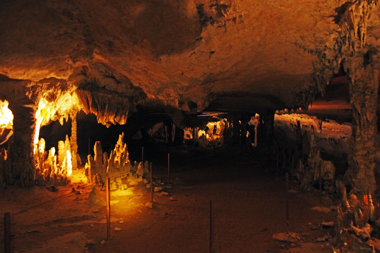 Walking in the Konglor Cave, Laos