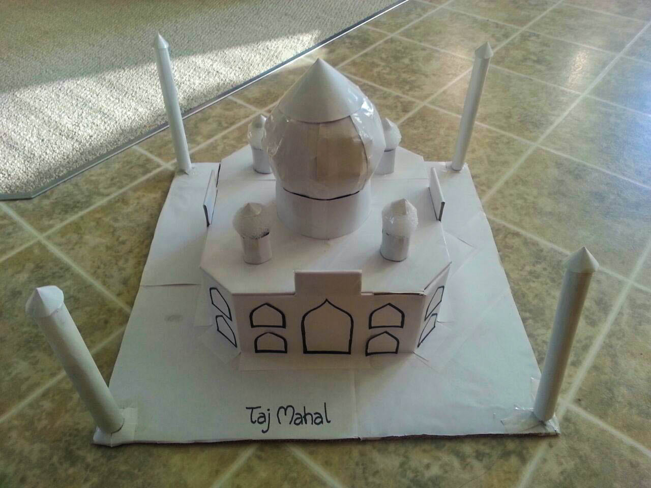 Julie's 3D model of the Taj Mahal 