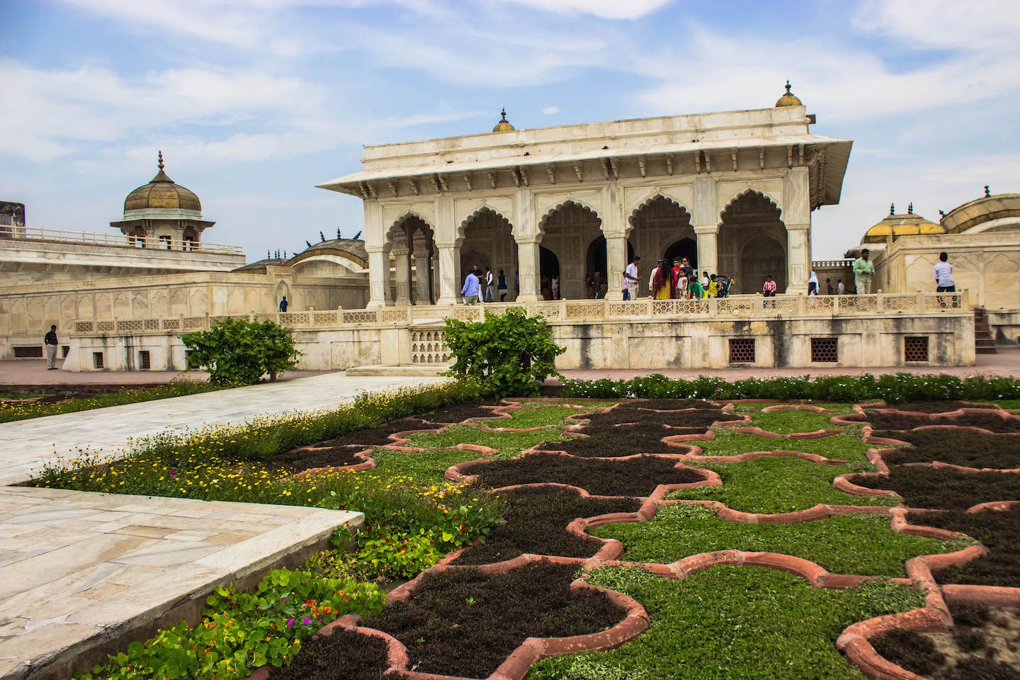 Garden at the Agra Fort, Agra, India