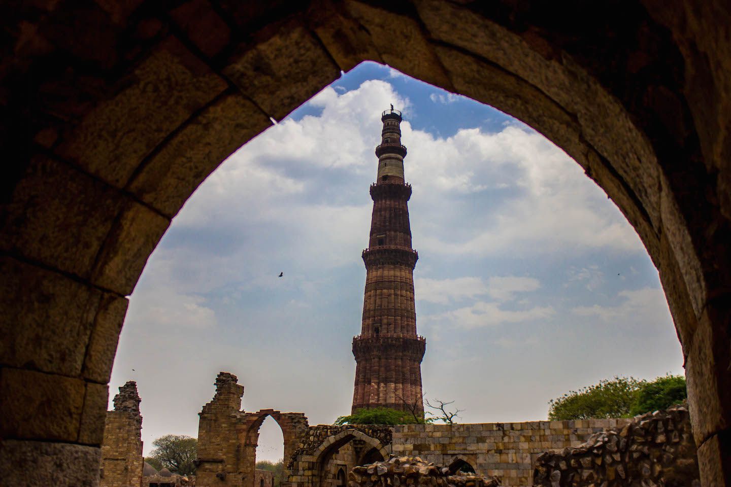 Qutb Minar in New Delhi, India