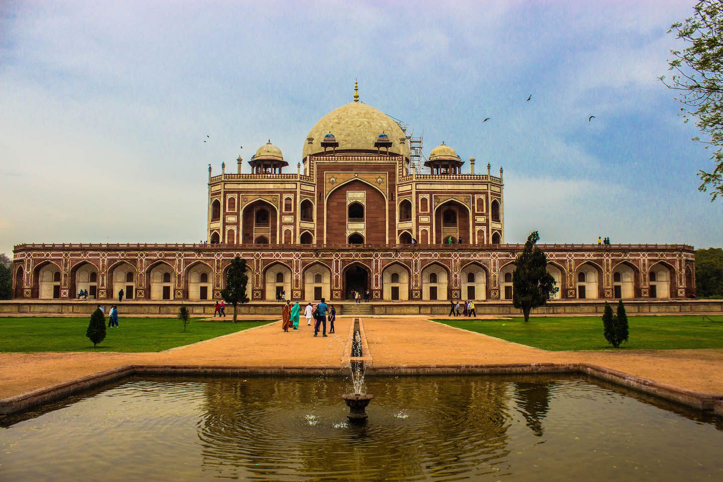 South view of Humayun's Tomb, New Delhi, India