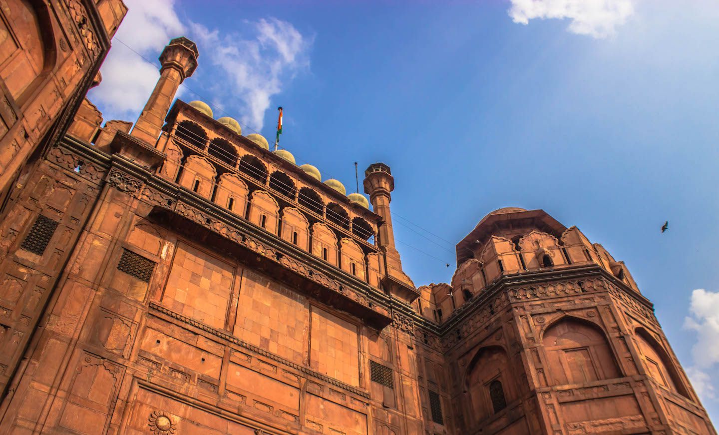 Walls of the Red Fort, New Delhi, India