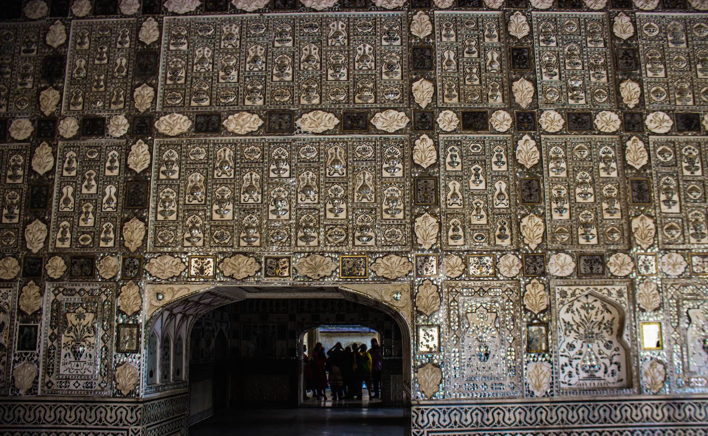 Mirror Hall at the Amer Fort, Jaipur, India