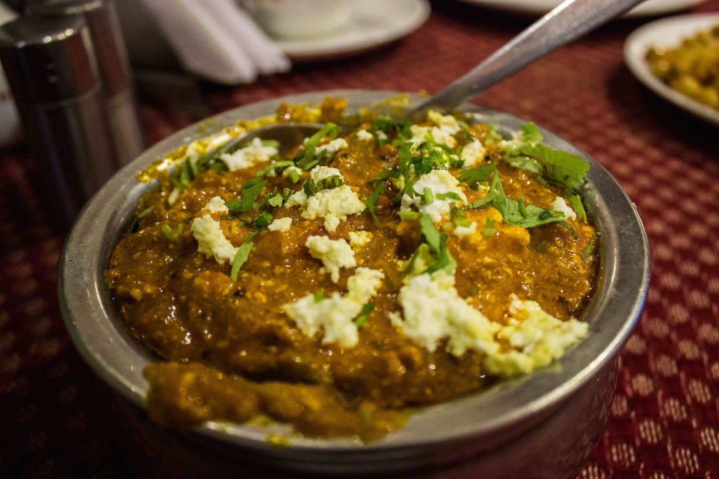 Paneer butter masala, India