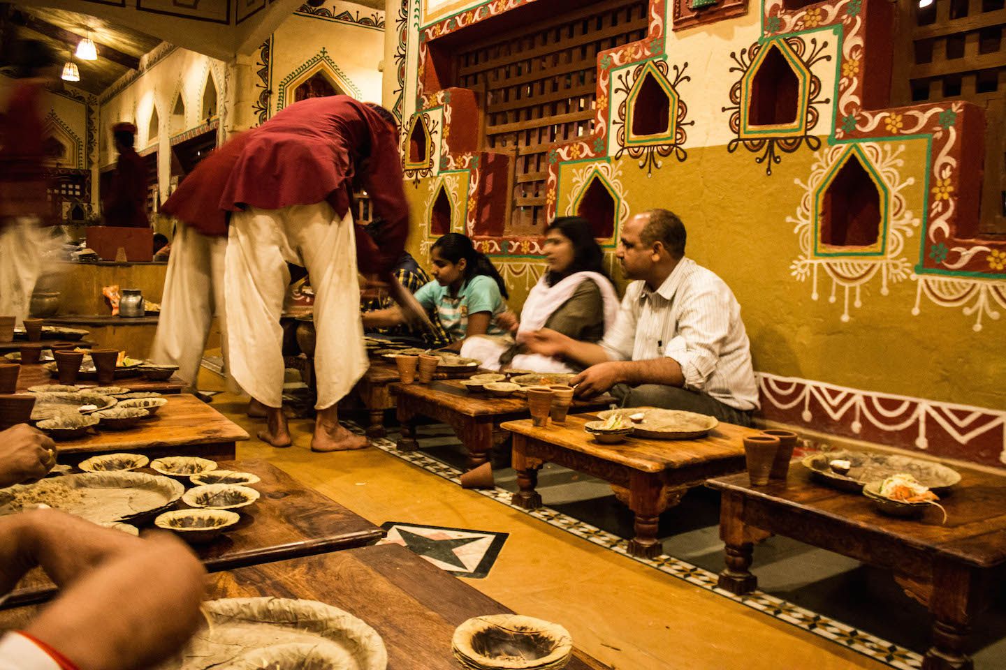 Dinner at Choki Dhani, Jaipur, India