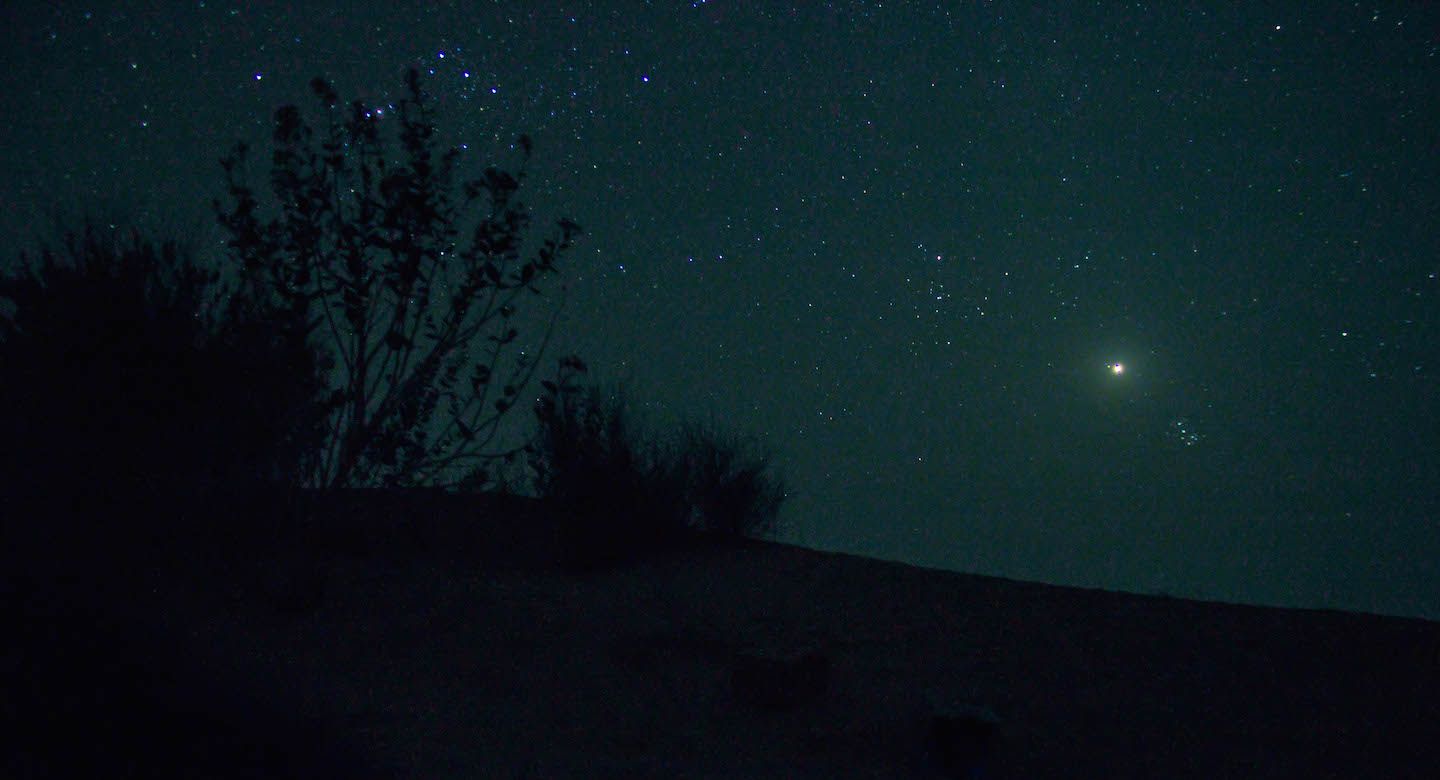 Sky full of stars in the Thar Desert, Jaisalmer, India