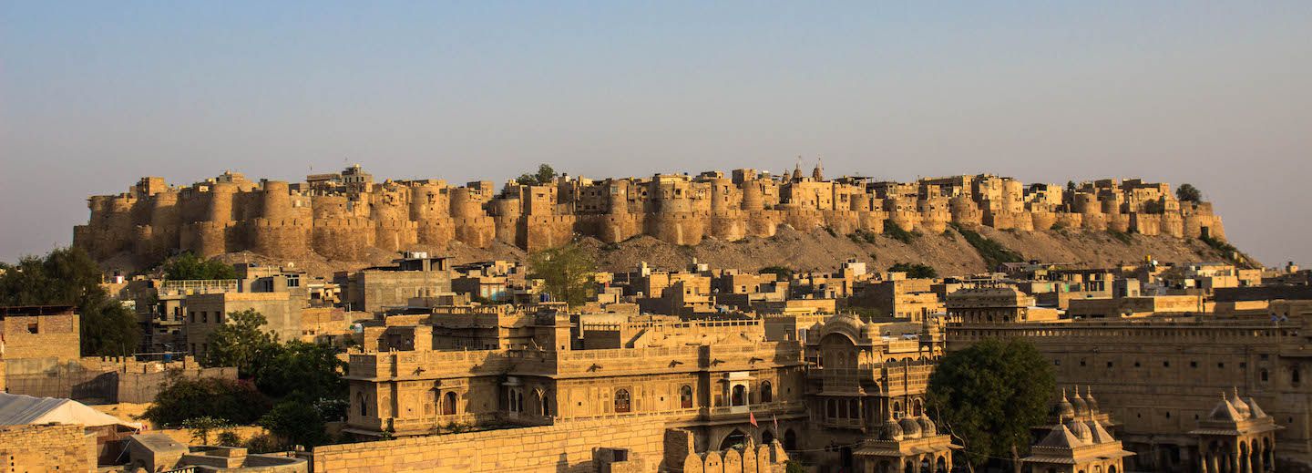 Panoramic view of the Jaisalmer Fort, Jaisalmer, India