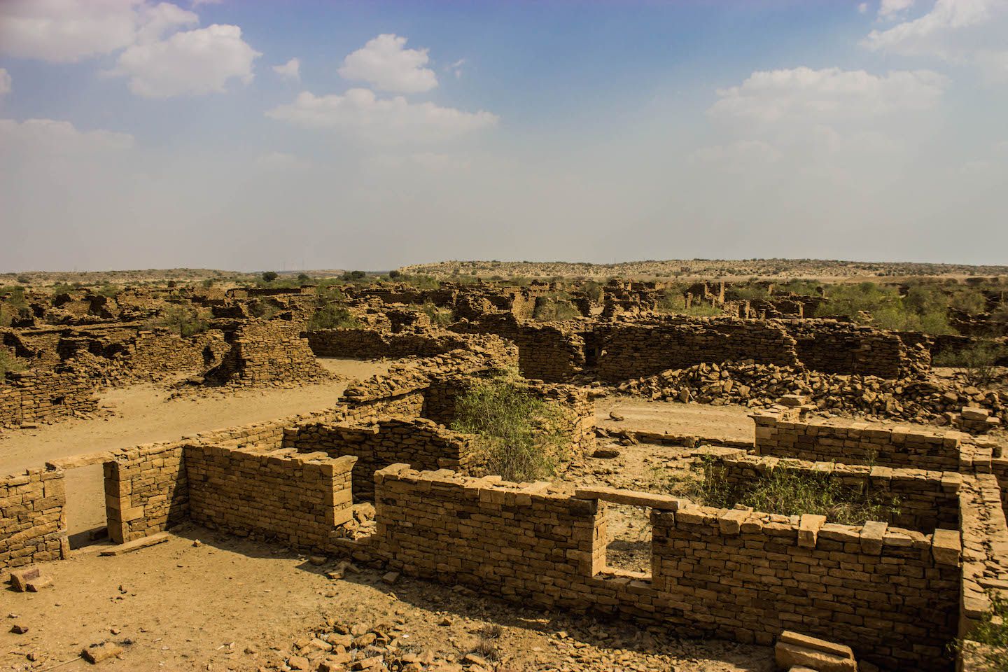 Abandoned village in the Thar Desert, Jaisalmer, India