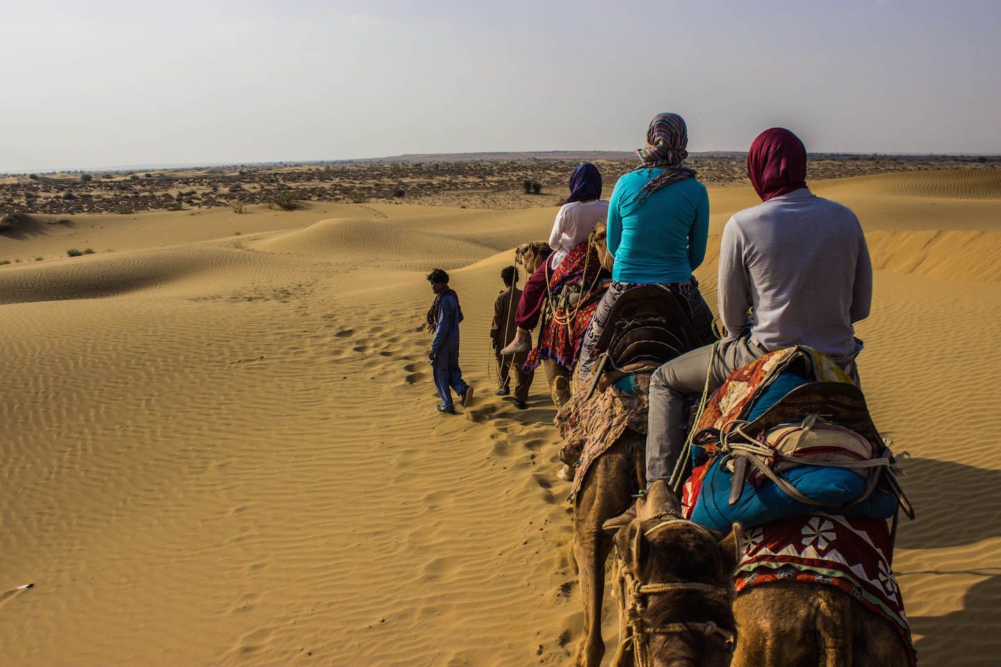 Our caravan through the Thar Desert, Jaisalmer, India