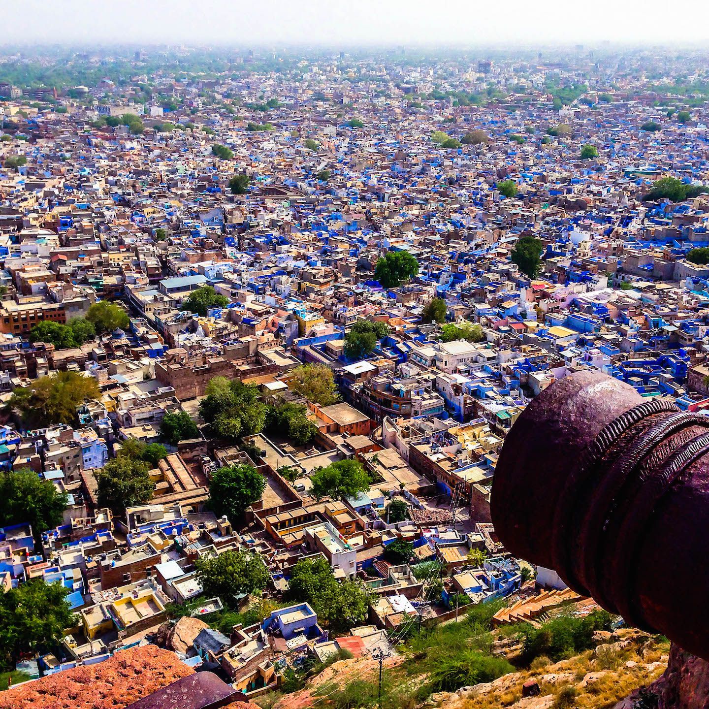 Cannon at the Mehrangarh Fort, Jodhpur, India
