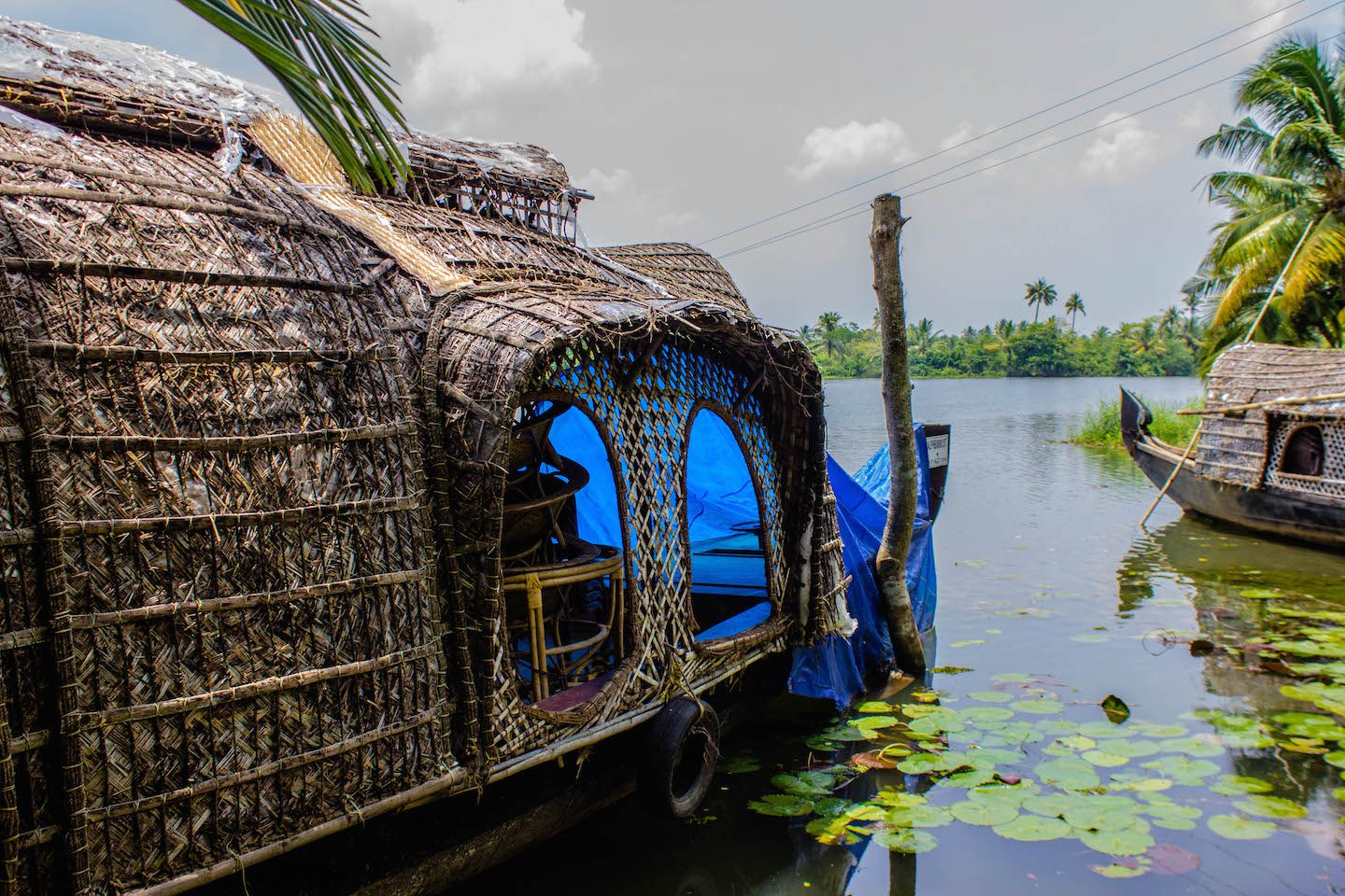 Kerala houseboat, Kochi, India