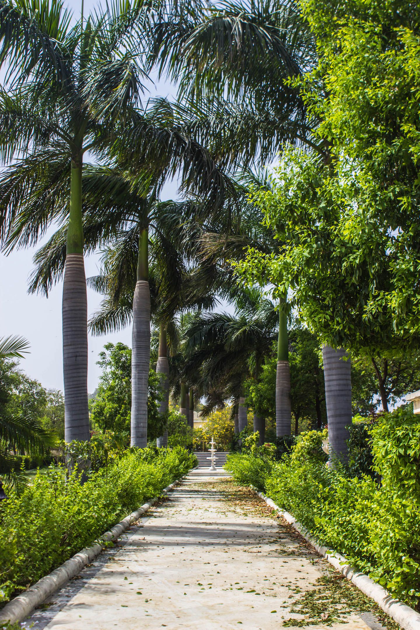 Gardens of the City Palace of Udaipur, India