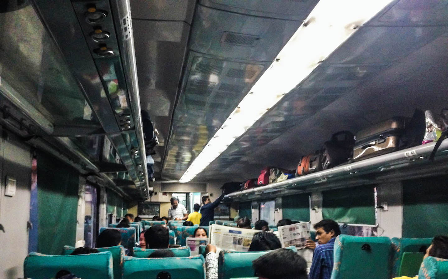 Day train to Agra, India