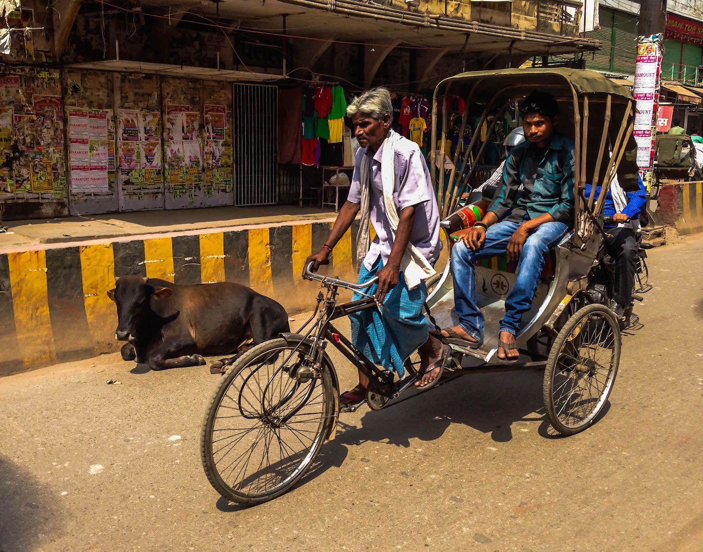 Rickshaw in Varanasi, India
