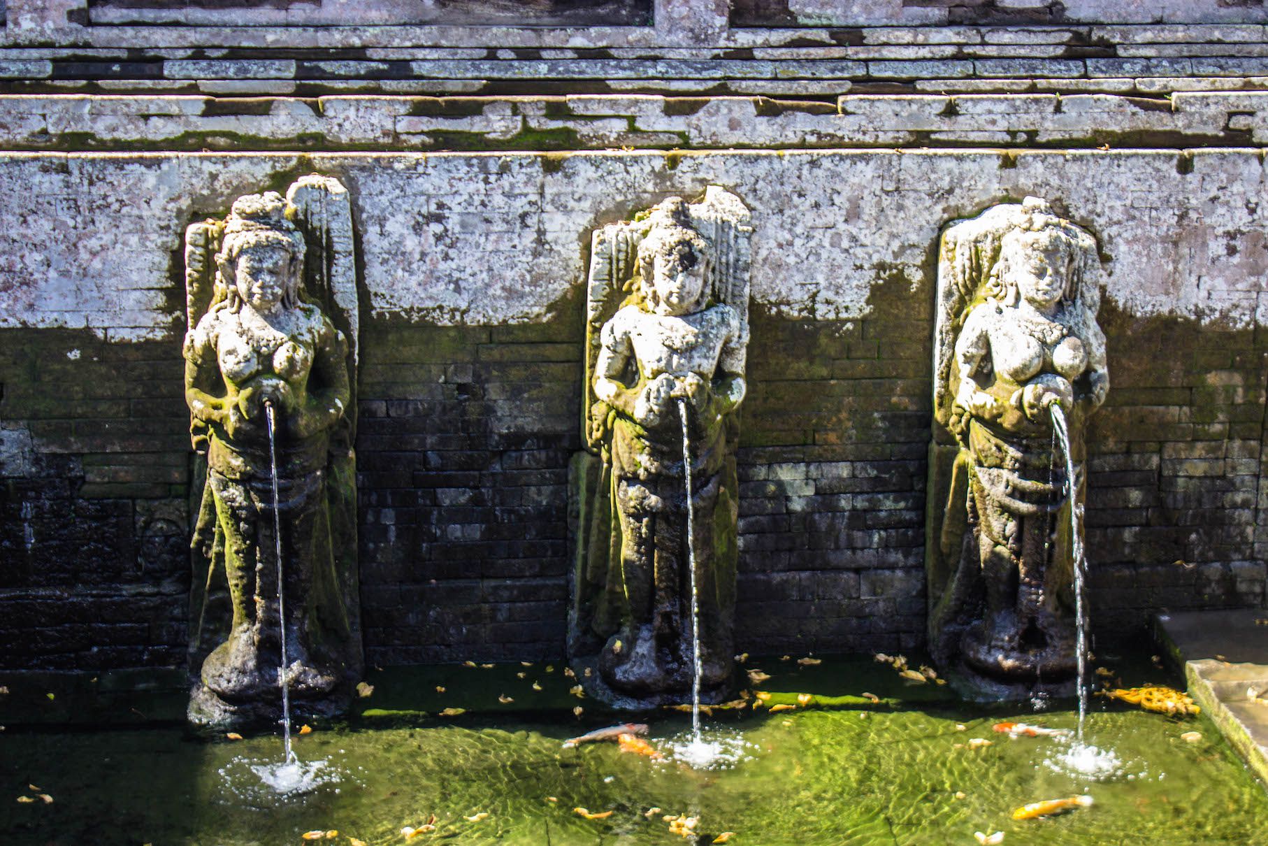 Bathing pool at Goa Gajah temple, Bali, Indonesia