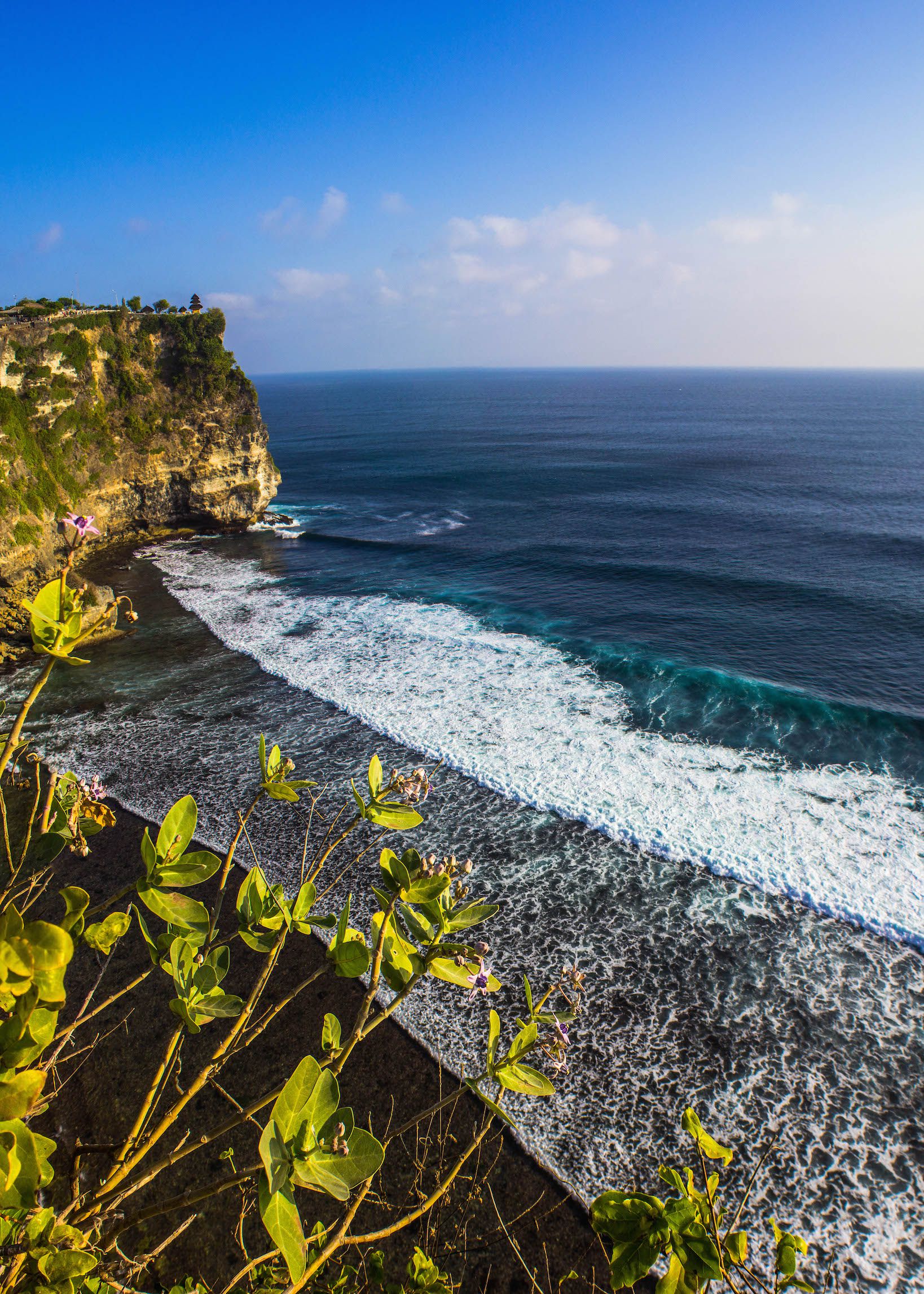 View of the cliffs at Uluwatu, Bali, Indonesia