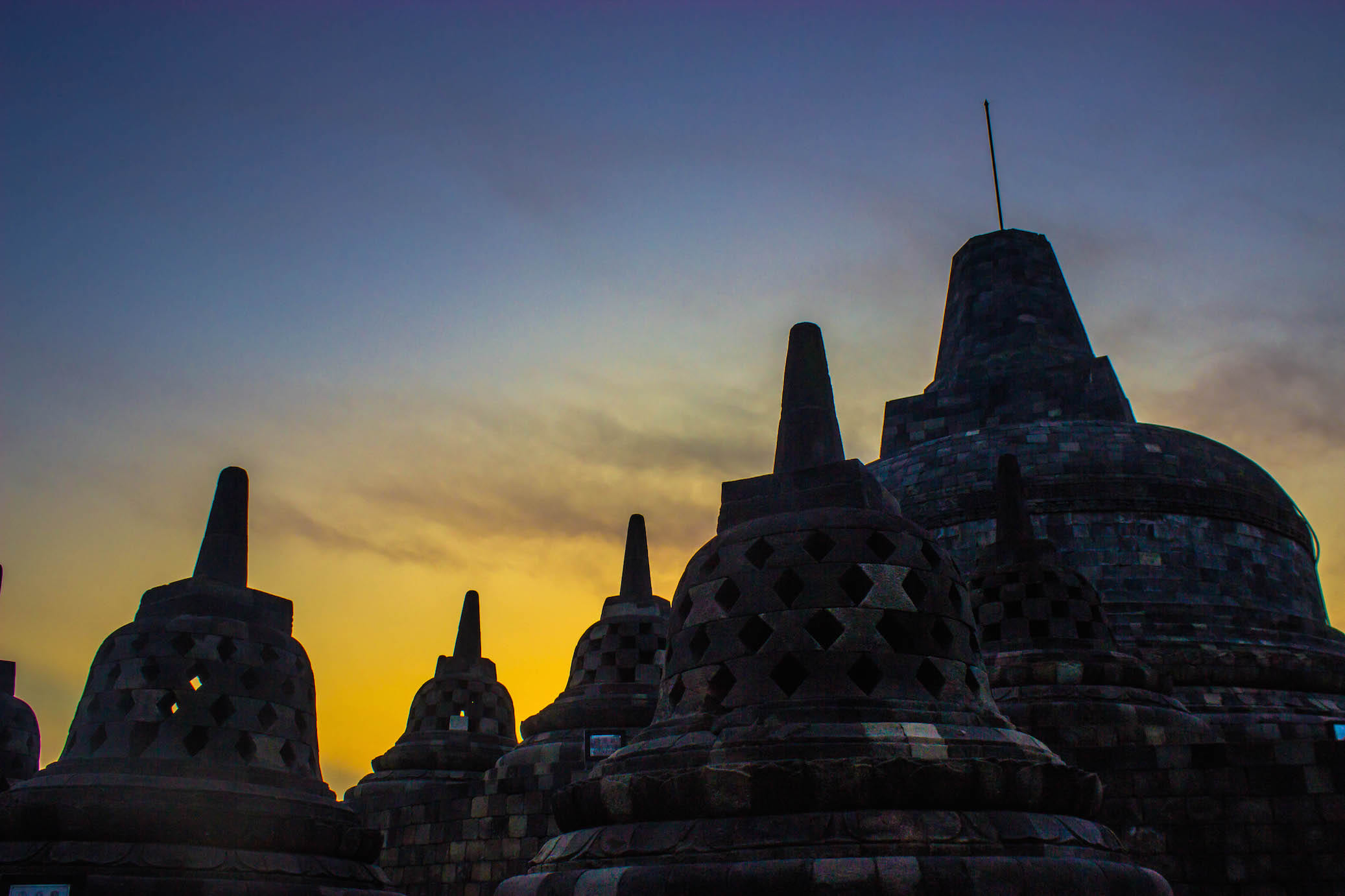Main stupa of Borobudur, Indonesia