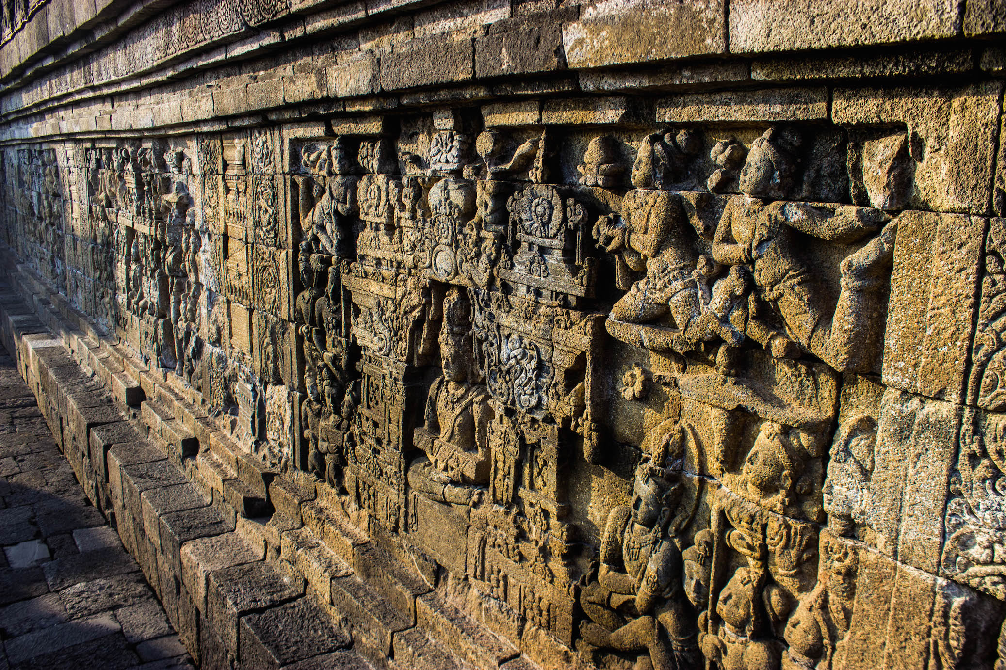Galleries of Borobudur, Indonesia