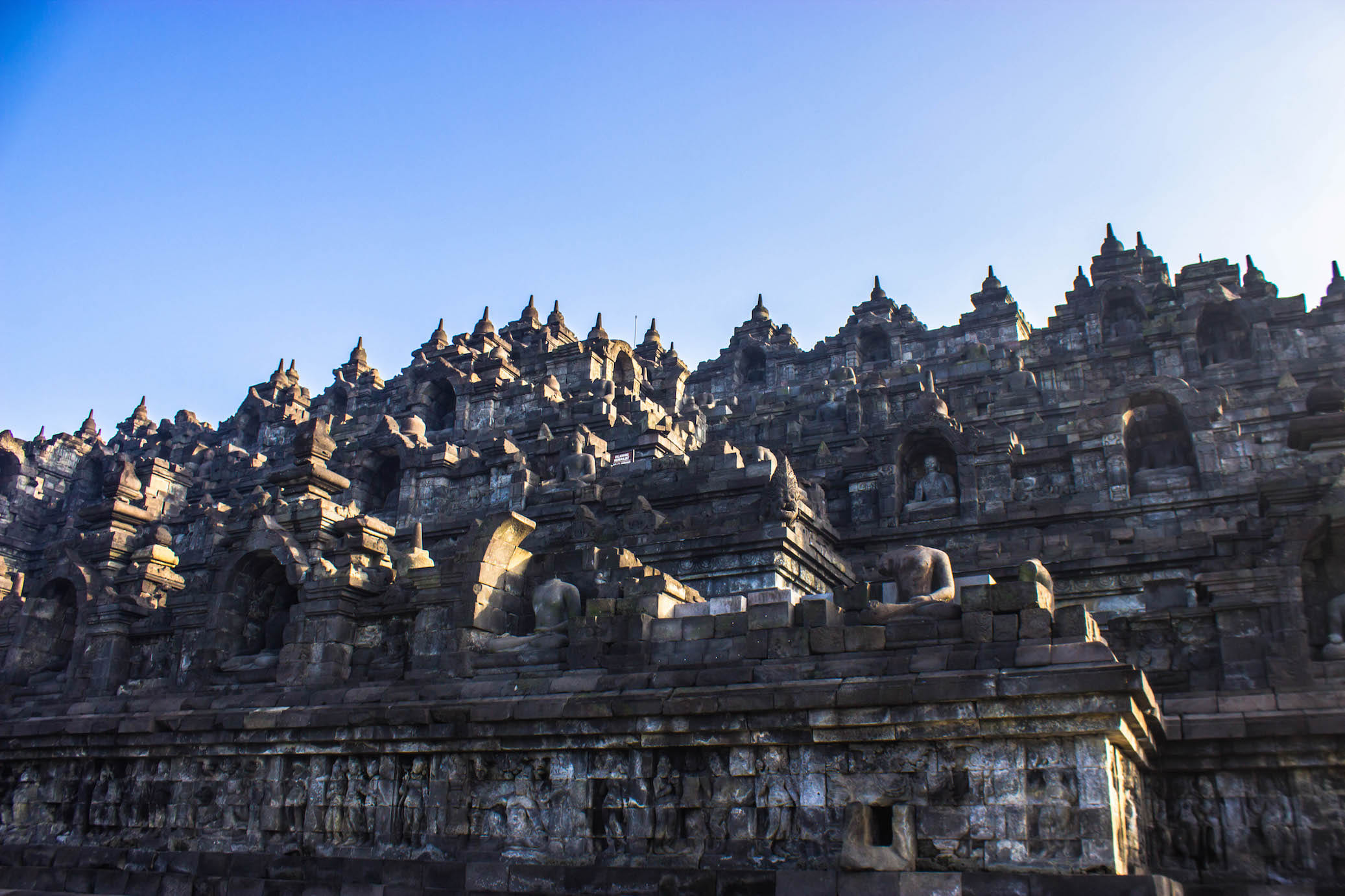 View of Borobudur temple, Indonesia