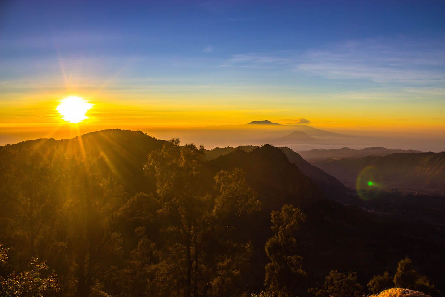 Sunrise at Cemoro Lawang, Indonesia