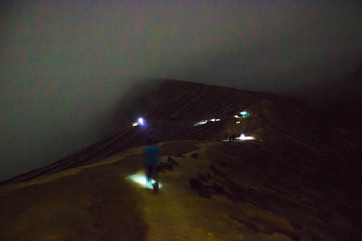 Trekking to Mt. Ijen, Indonesia