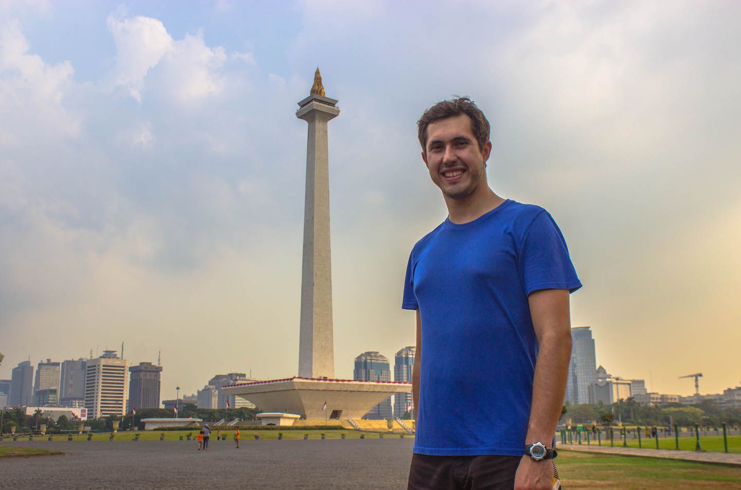 Carlos at Monas, Jakarta, Indonesia